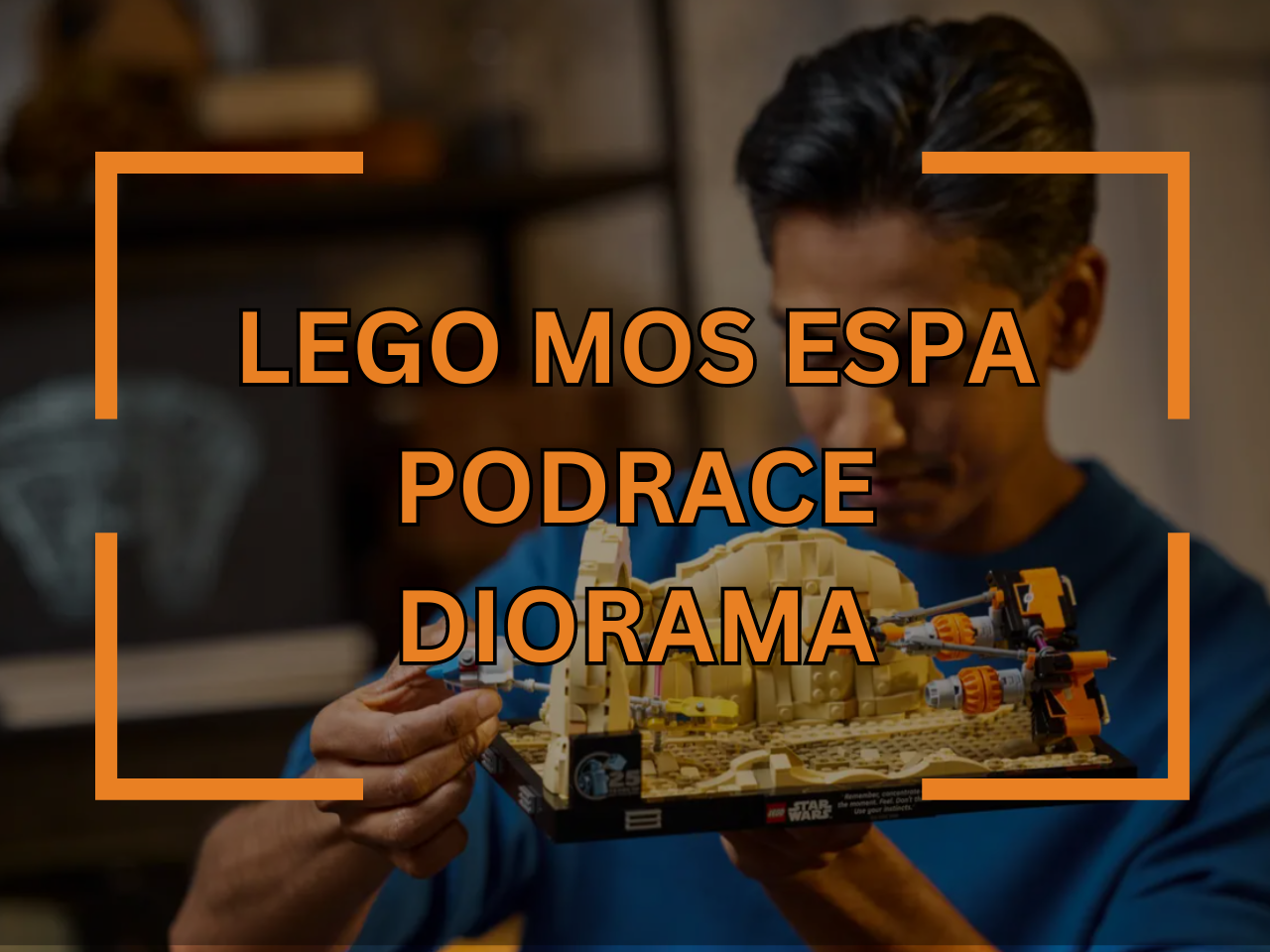 LEGO Mos Espa Podrace Diorama 75380 Set Review - Race Through