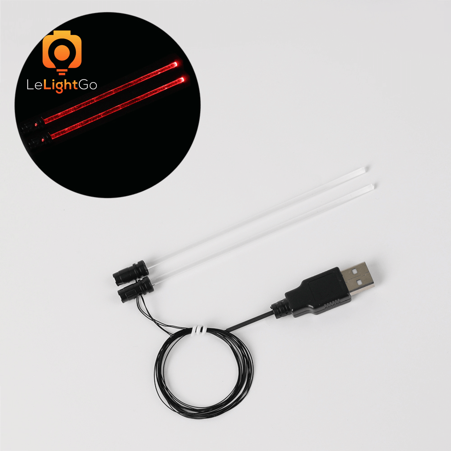 LeLightGo DIY Lightsaber (length 12 cm)