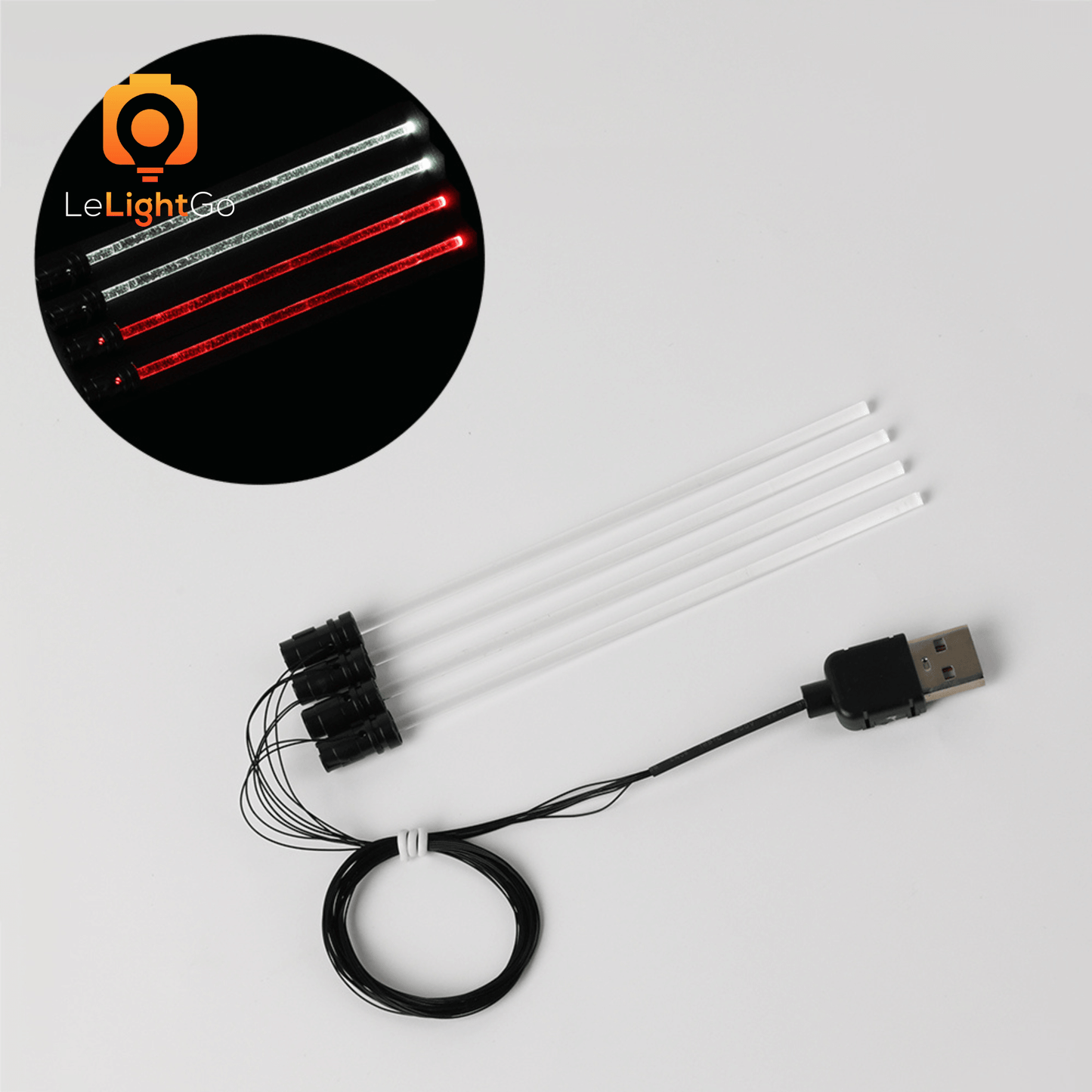 LeLightGo DIY Lightsaber (length 12 cm)