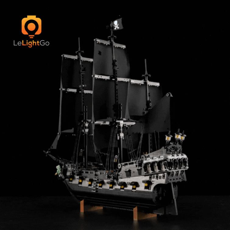 Light Kit For Captain Jack Sparrow's Pirate Ship 10365