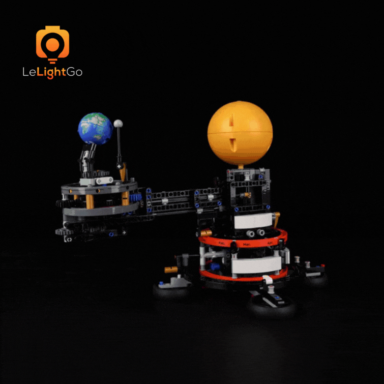Light Kit For Planet Earth and Moon in Orbit 42179