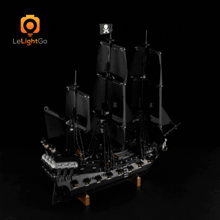 Light Kit For Captain Jack Sparrow's Pirate Ship 10365