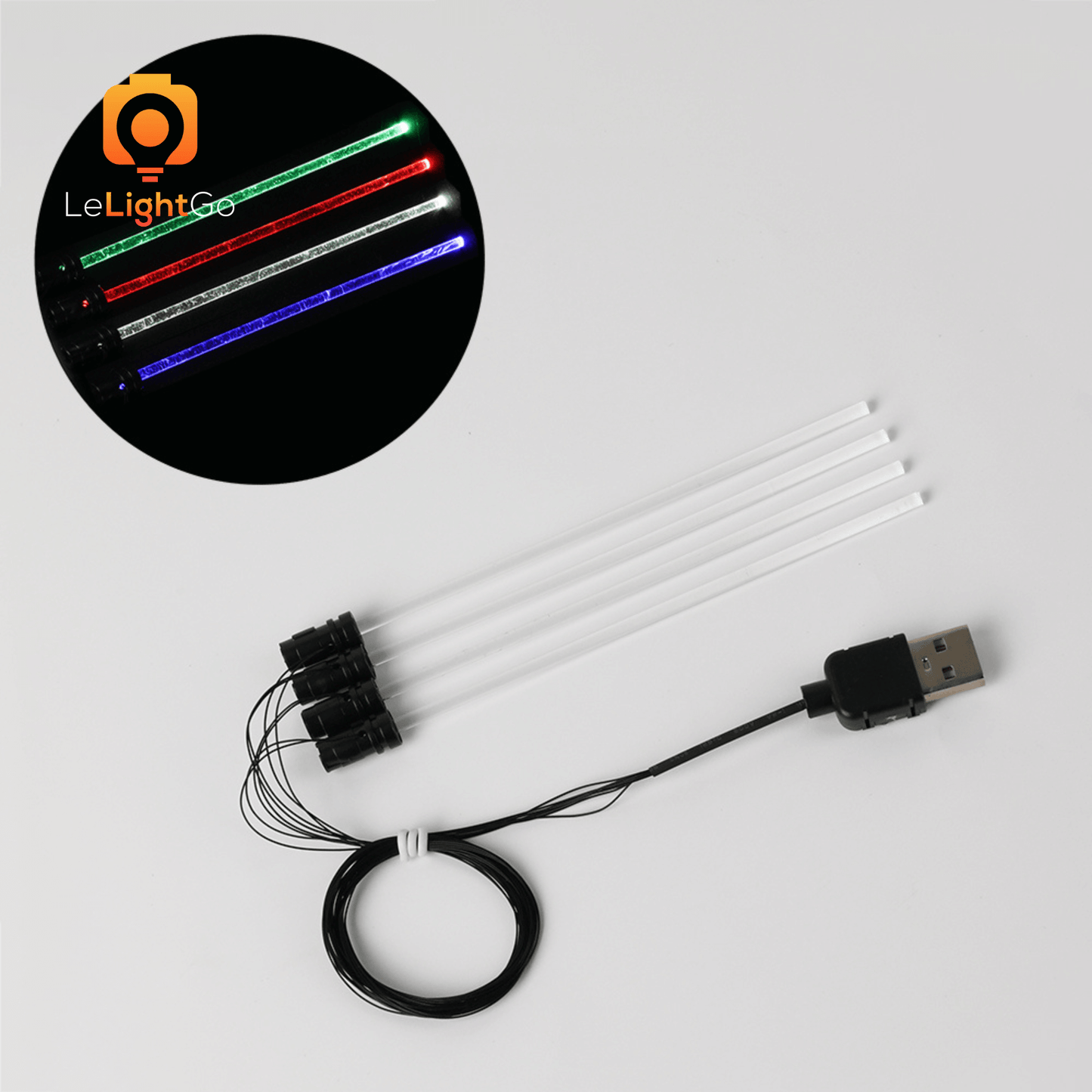 LeLightGo DIY Lightsaber (length 12 cm)