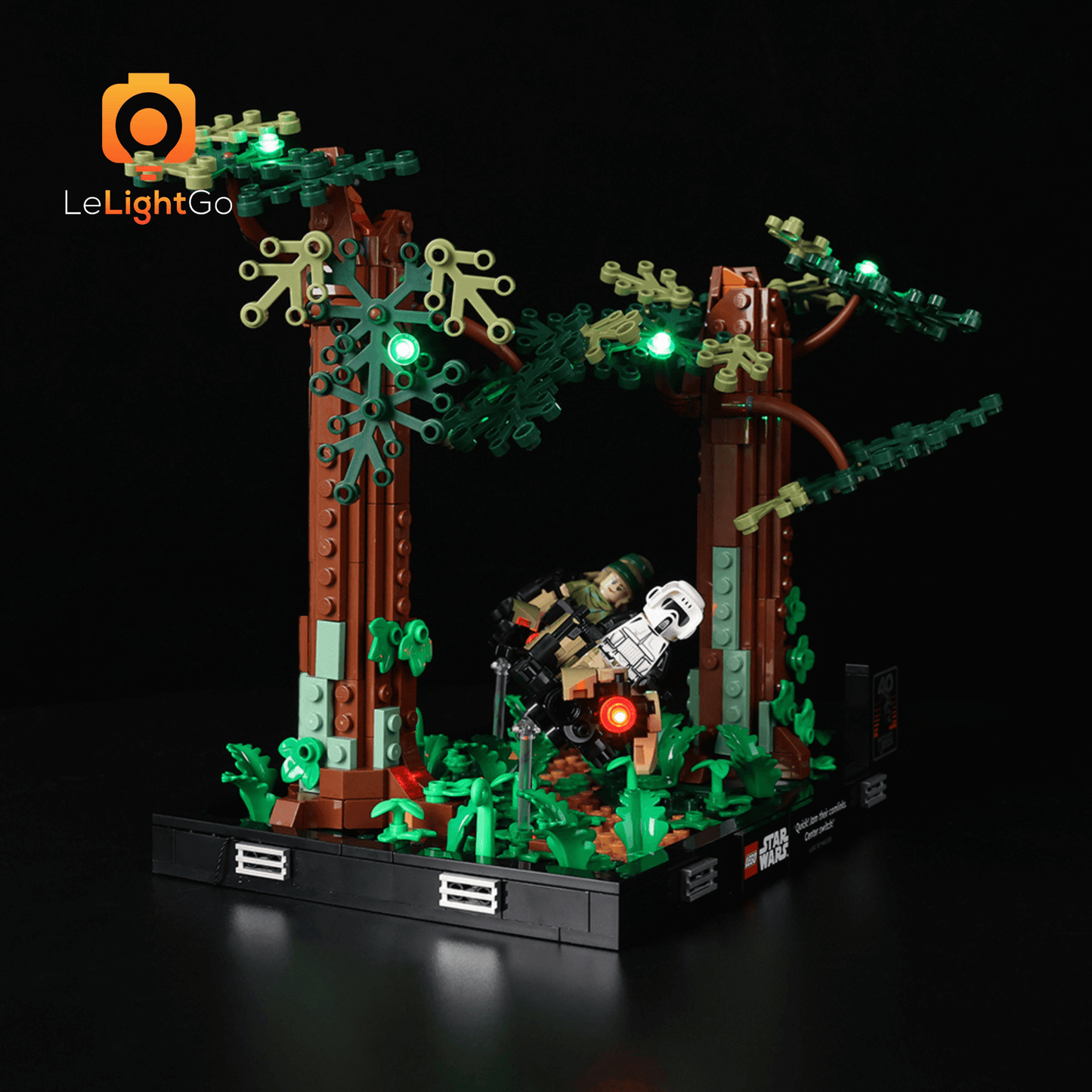 Light Kit For Endor Speeder Chase Diorama 75353