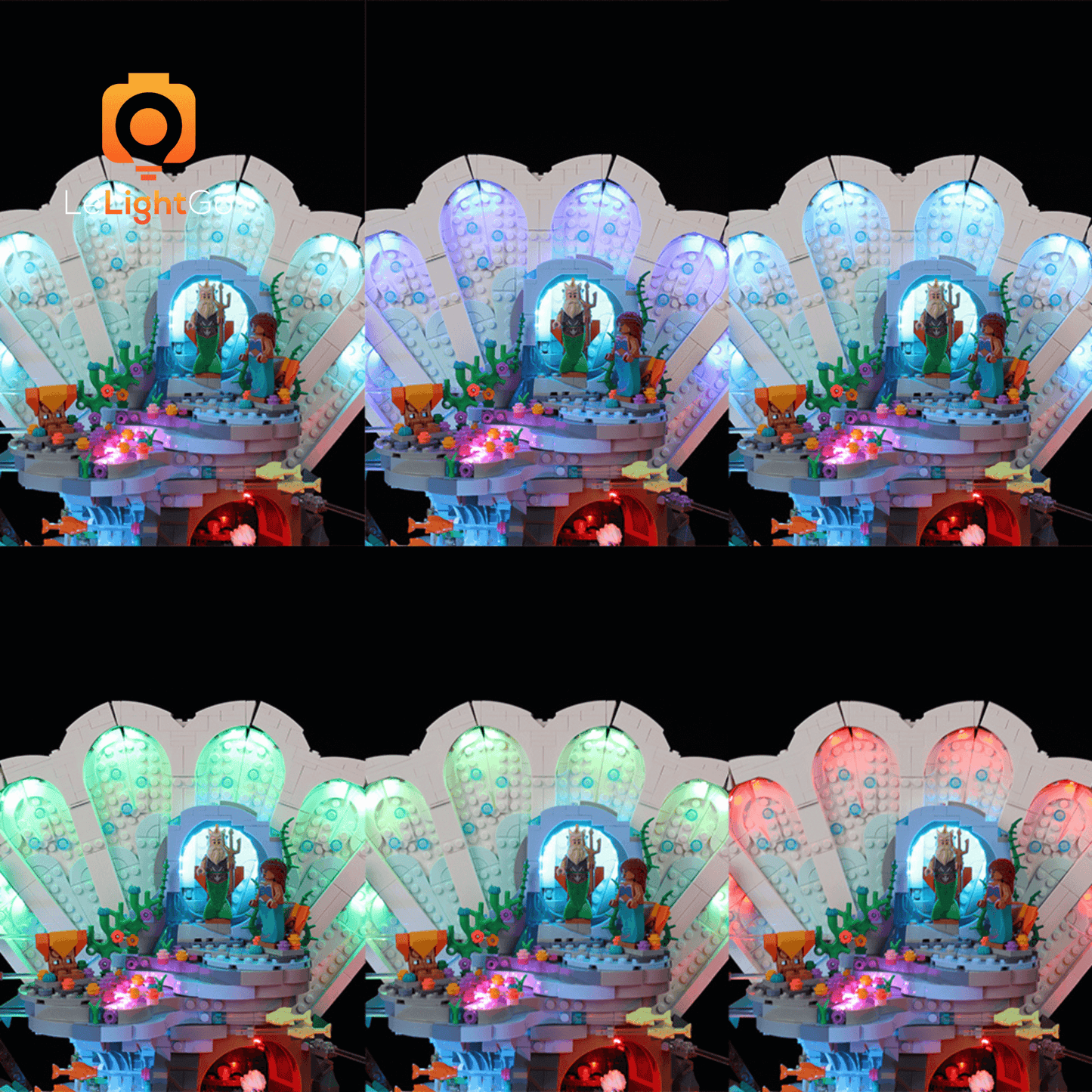 Light Kit For The Little Mermaid Royal Clamshell 43225