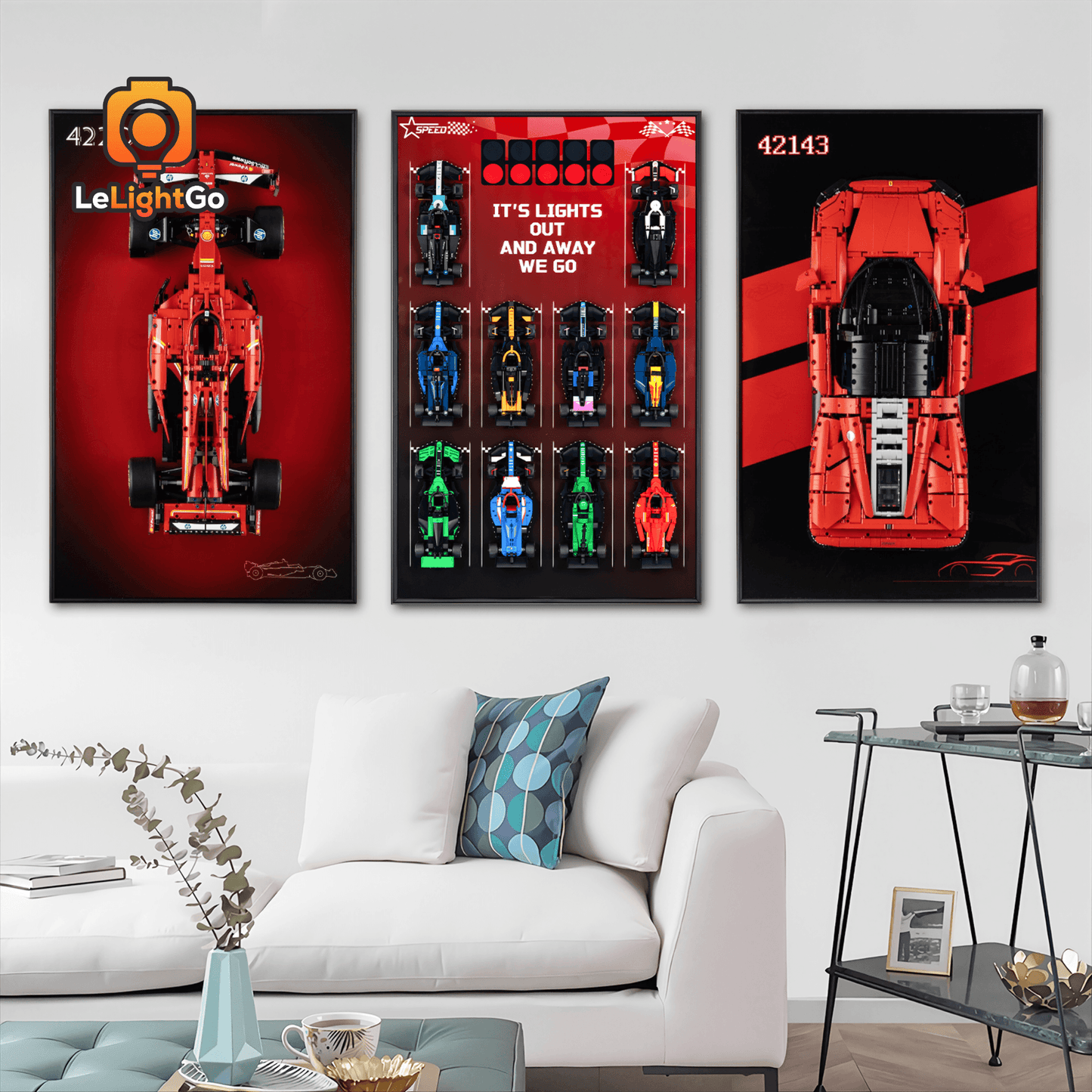 Display Wall-Mount for F1 Race Car 77242-77251