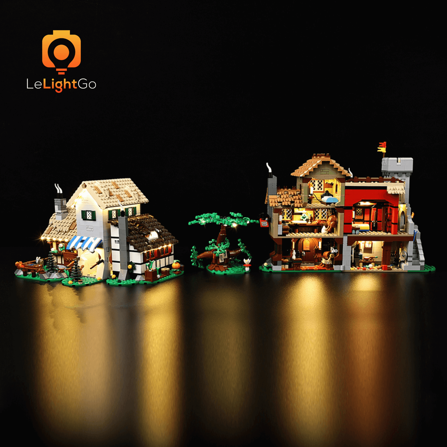 Light Kit For Medieval Town Square 10332