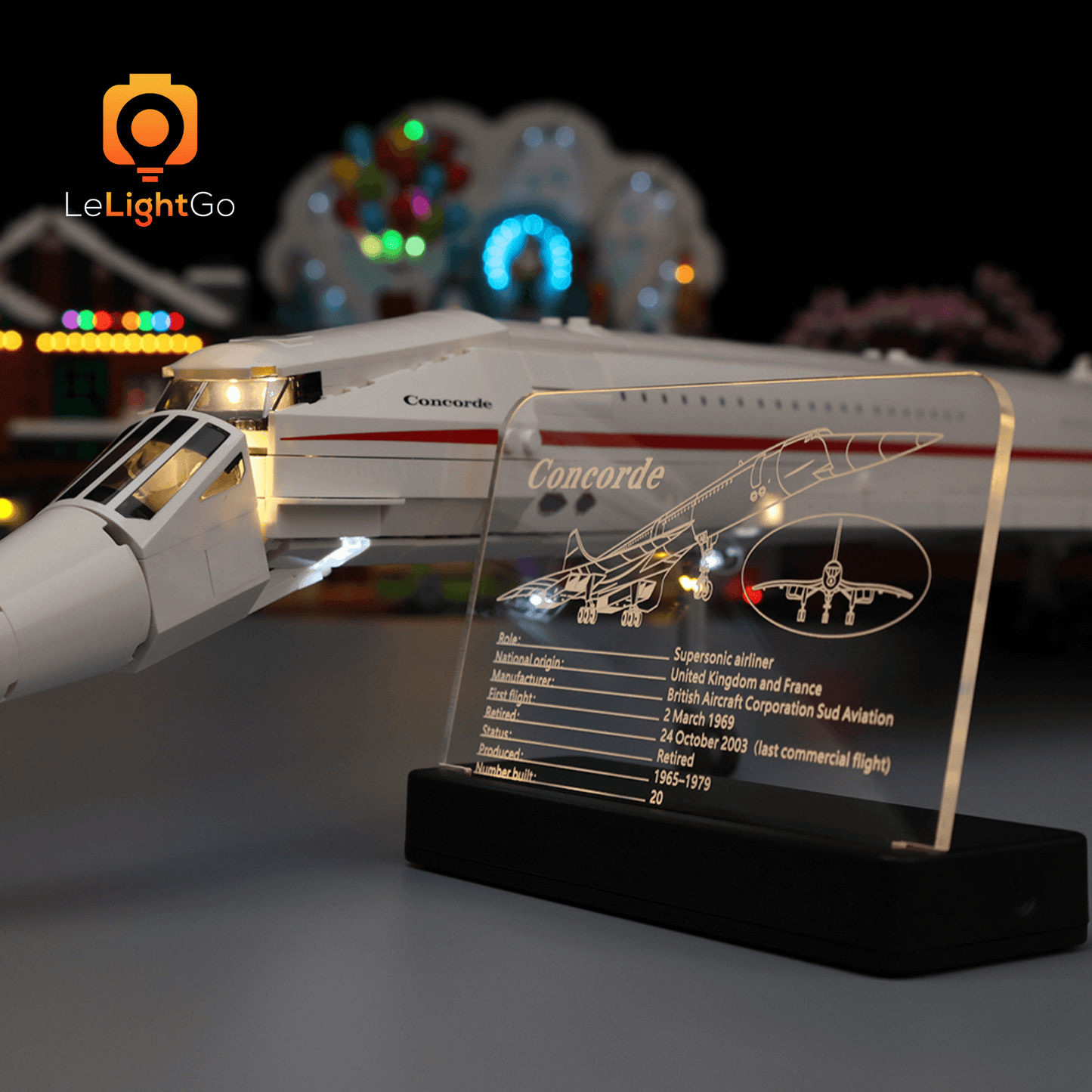 LED Nameplate for Concorde 10318