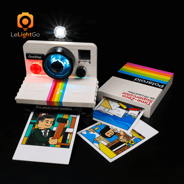  BrickBling Light Kit for Lego Polaroid OneStep SX-70 Camera,  Creative Lighting Compatible with Lego Polaroid Camera, Creative Gift for  Collectors Who Own Lego 21345 (Lights Only, No Bricks) : Toys 