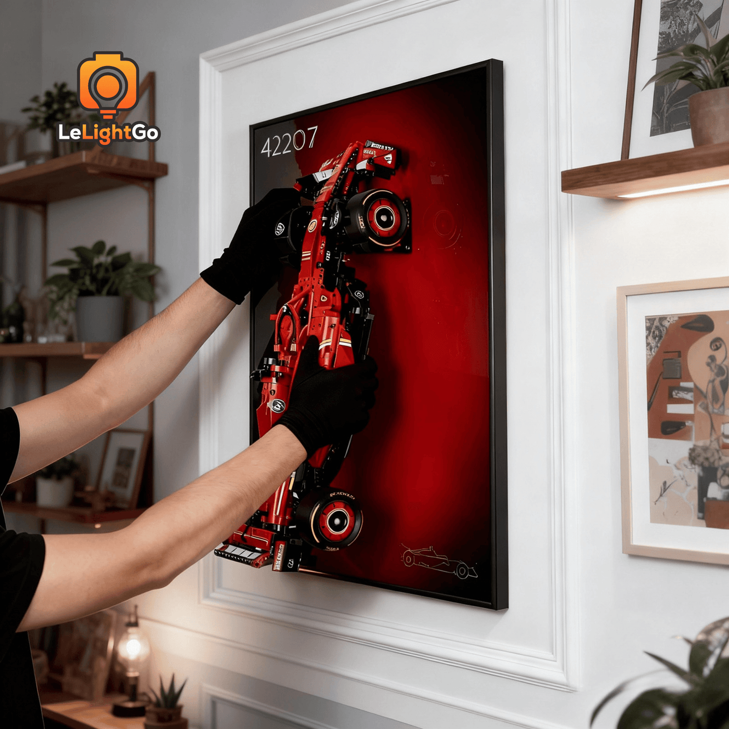 Display Wall-Mount for Bugatti Chiron 42083