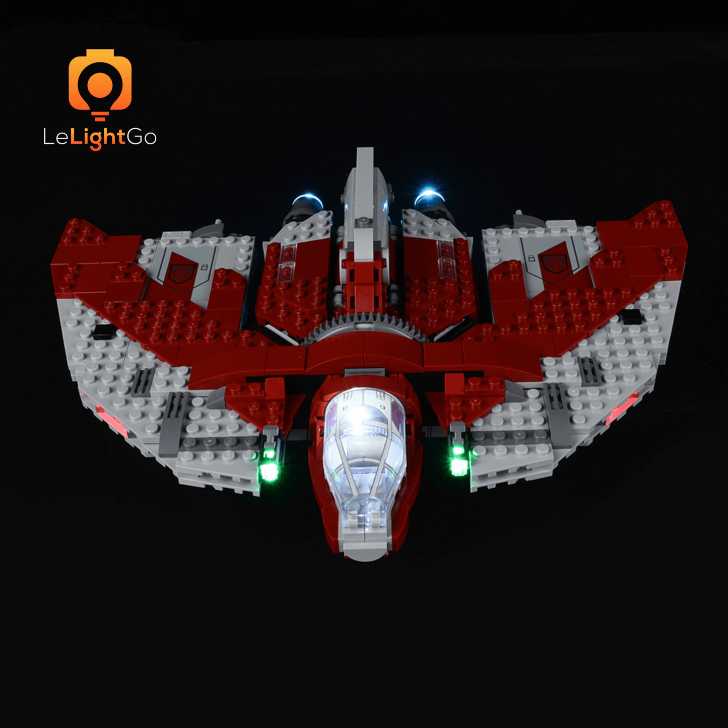 Light Kit For Ahsoka Tano's T-6 Jedi Shuttle 75362