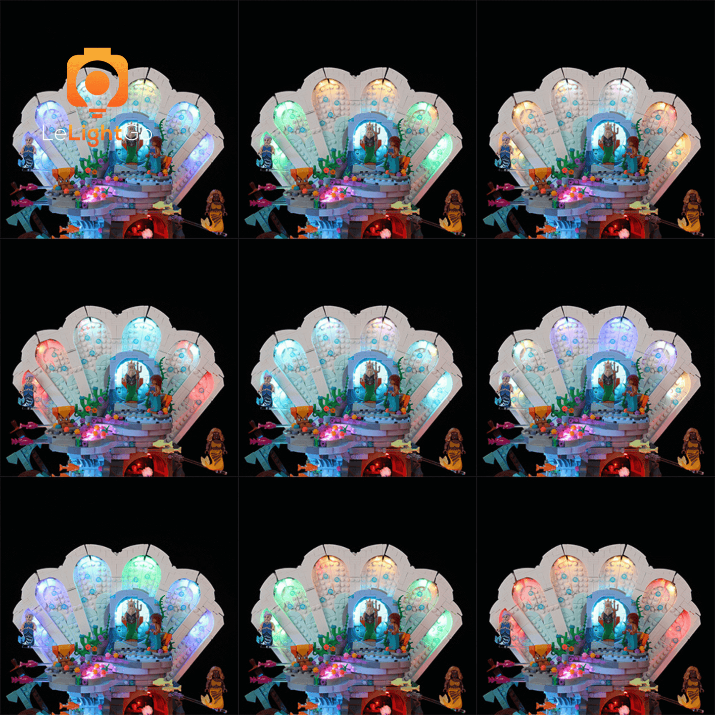 Light Kit For The Little Mermaid Royal Clamshell 43225