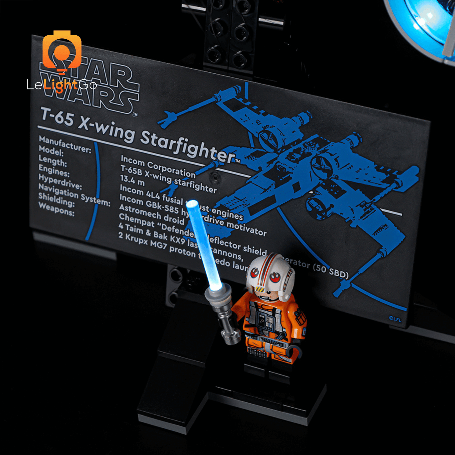 Light Kit For X-Wing Starfighter 75355