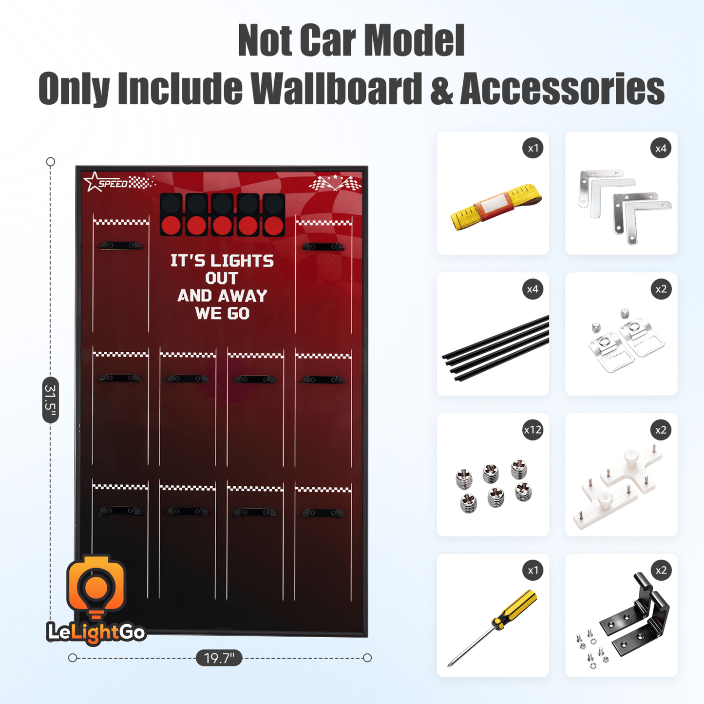Display Wall-Mount for F1 Race Car 77242-77251