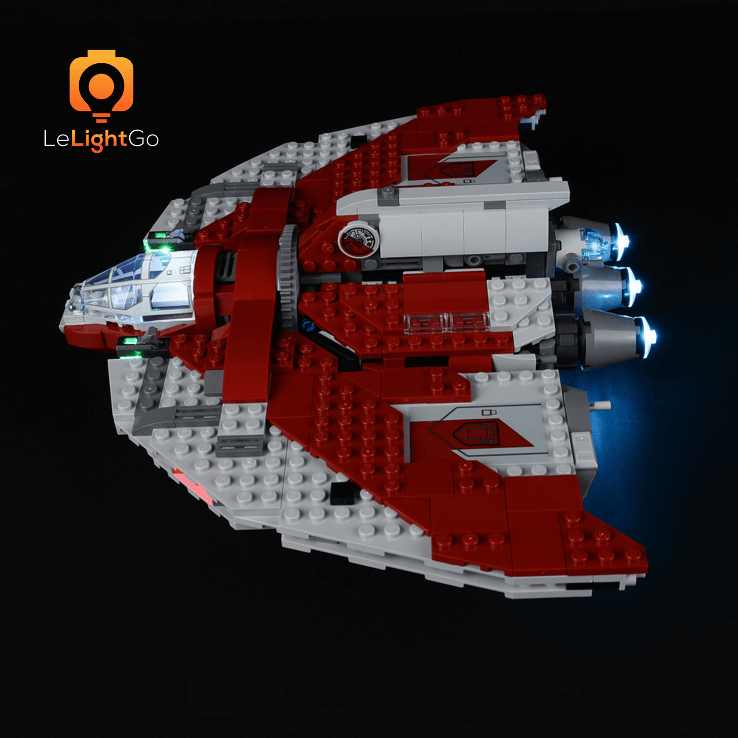 Light Kit For Ahsoka Tano's T-6 Jedi Shuttle 75362