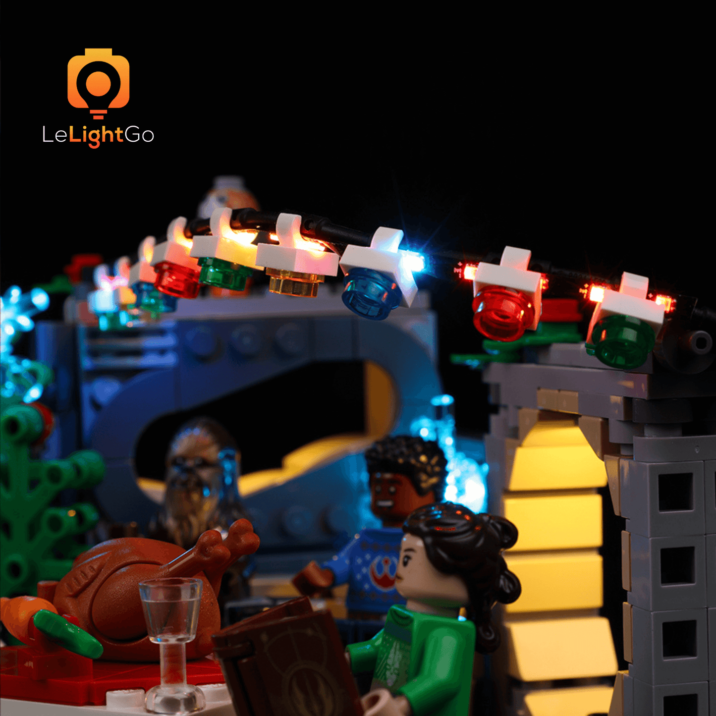 Light Kit For Millennium Falcon Holiday Diorama 40658