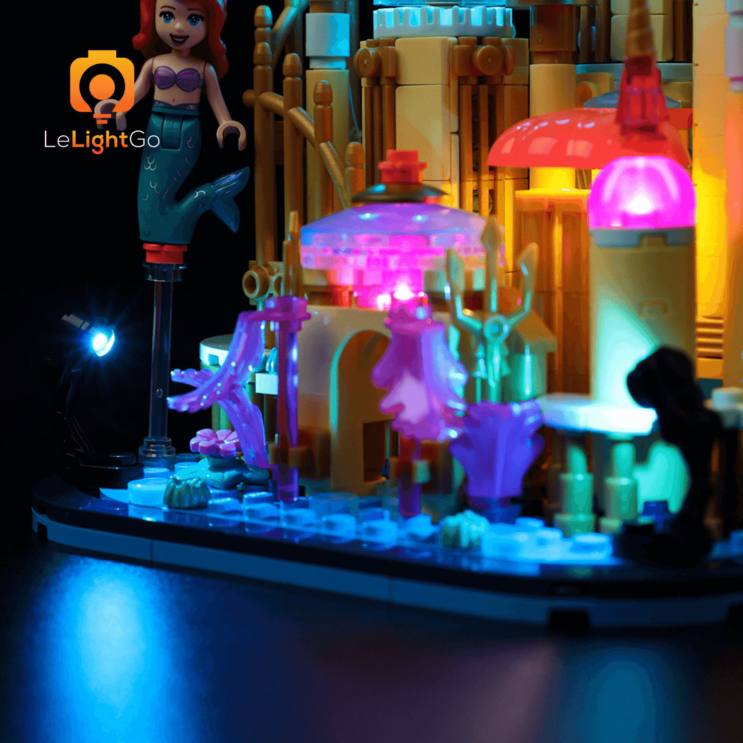 Light Kit For Mini Disney Ariel's Castle 40708