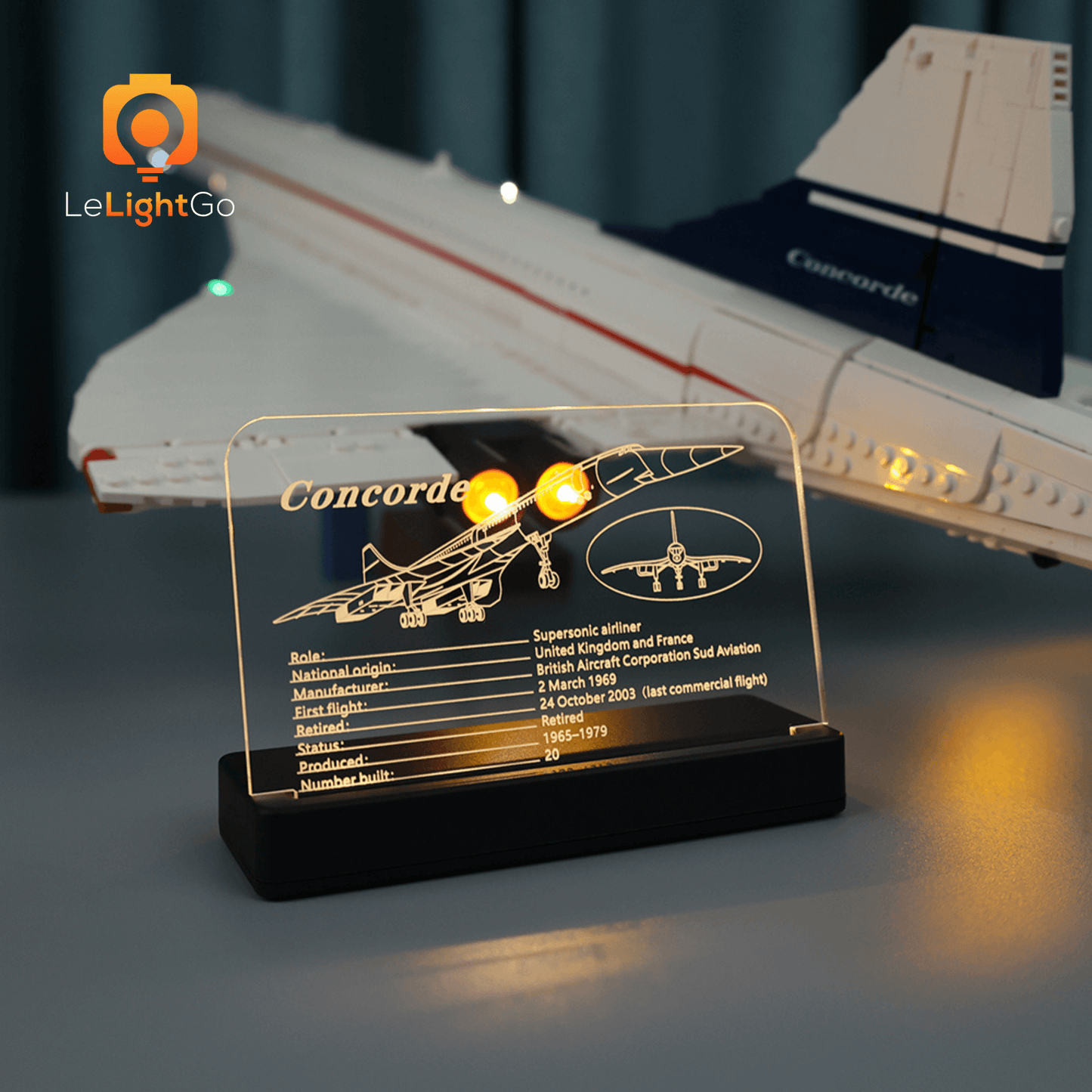 LED Nameplate for Concorde 10318