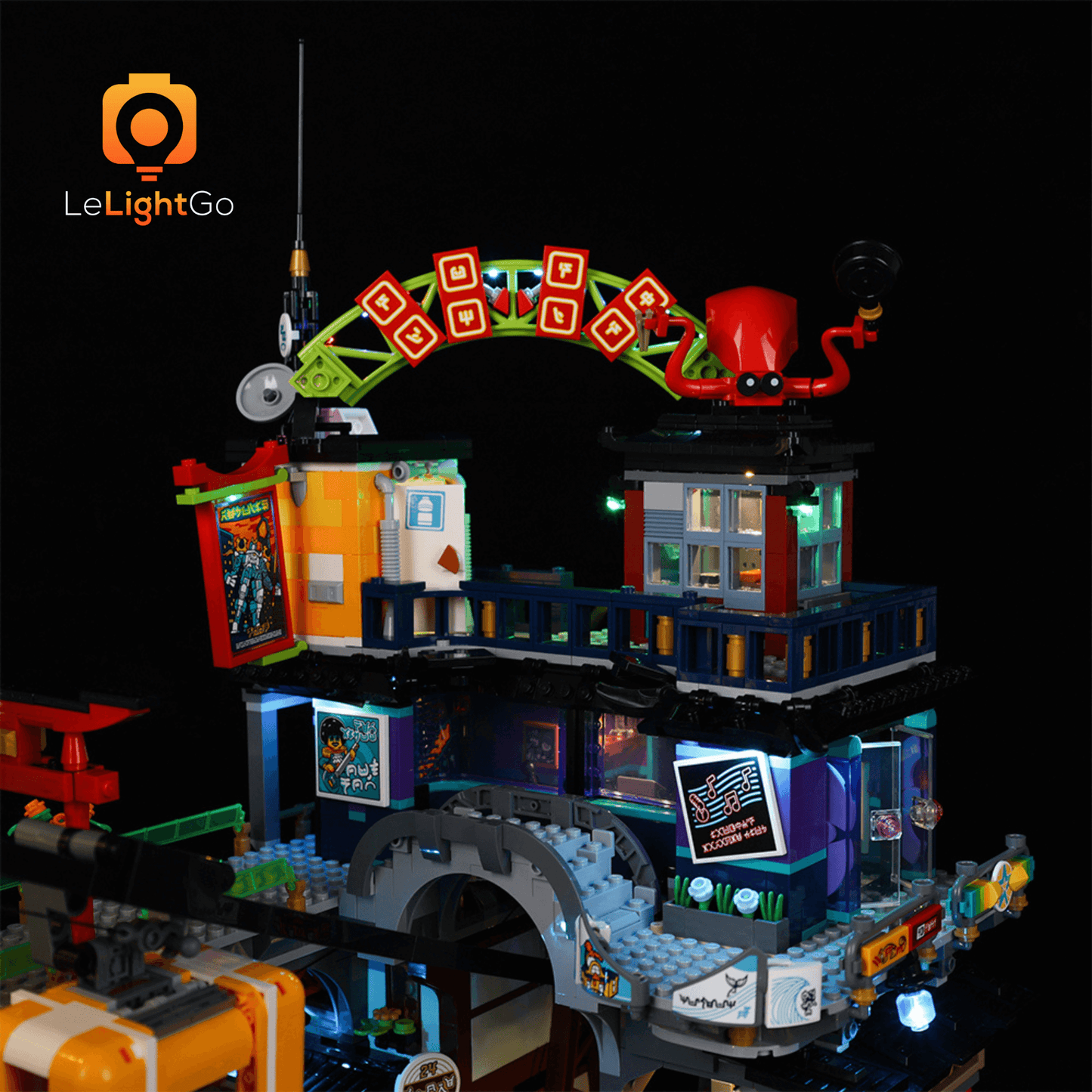 Light Kit For NINJAGO City Markets 71799