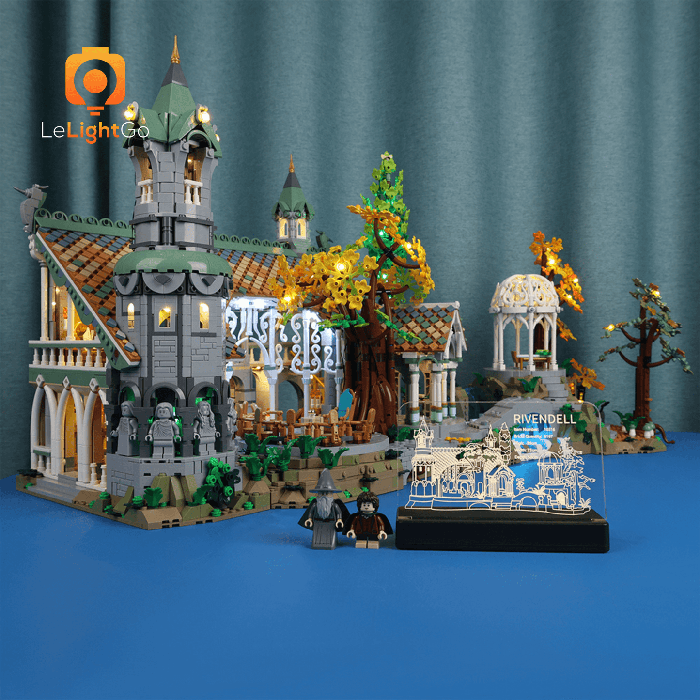 LED Nameplate for THE LORD OF THE RINGS: RIVENDELL 10316