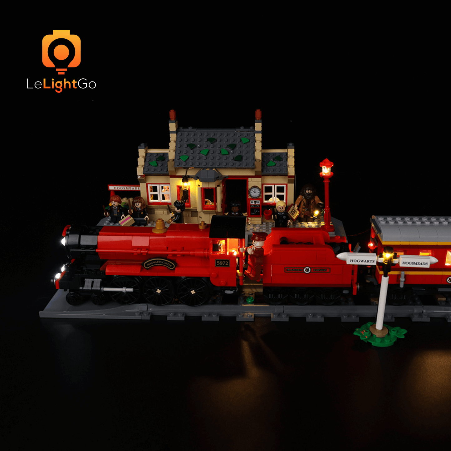Light Kit For Hogwarts Express Train Set with Hogsmeade Station 76423