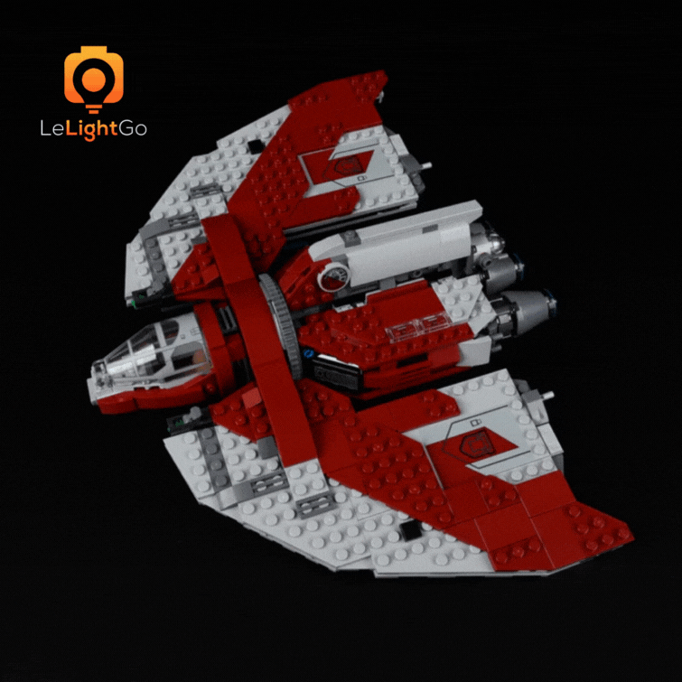 Light Kit For Ahsoka Tano's T-6 Jedi Shuttle 75362