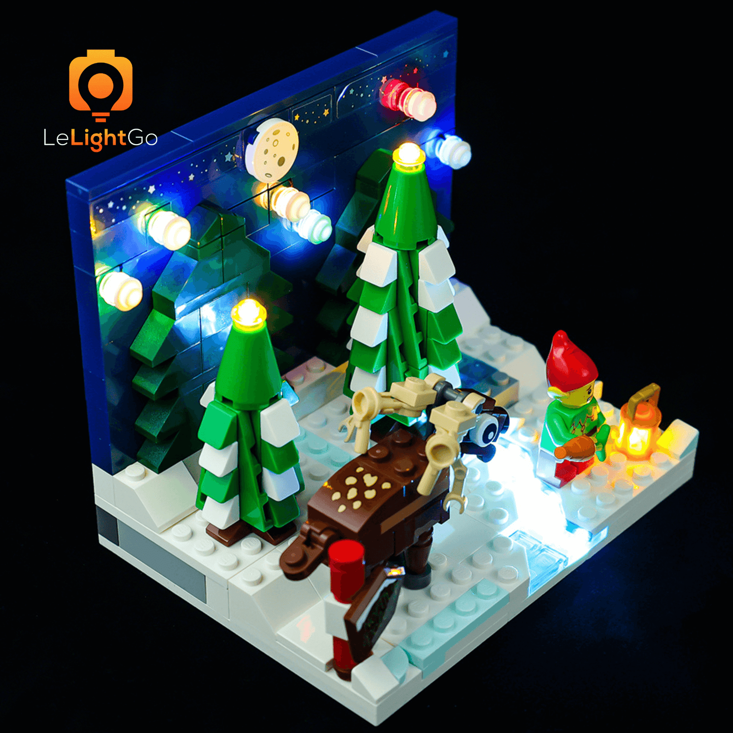 Light Kit For Santa's Front Yard 40484