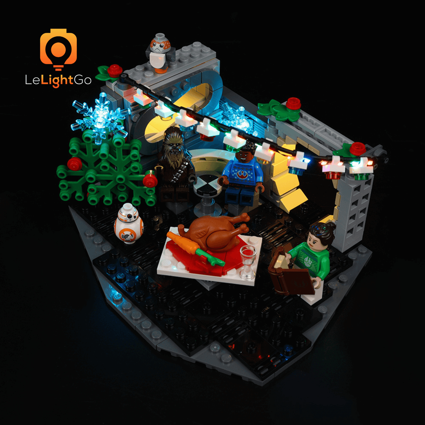 Light Kit For Millennium Falcon Holiday Diorama 40658