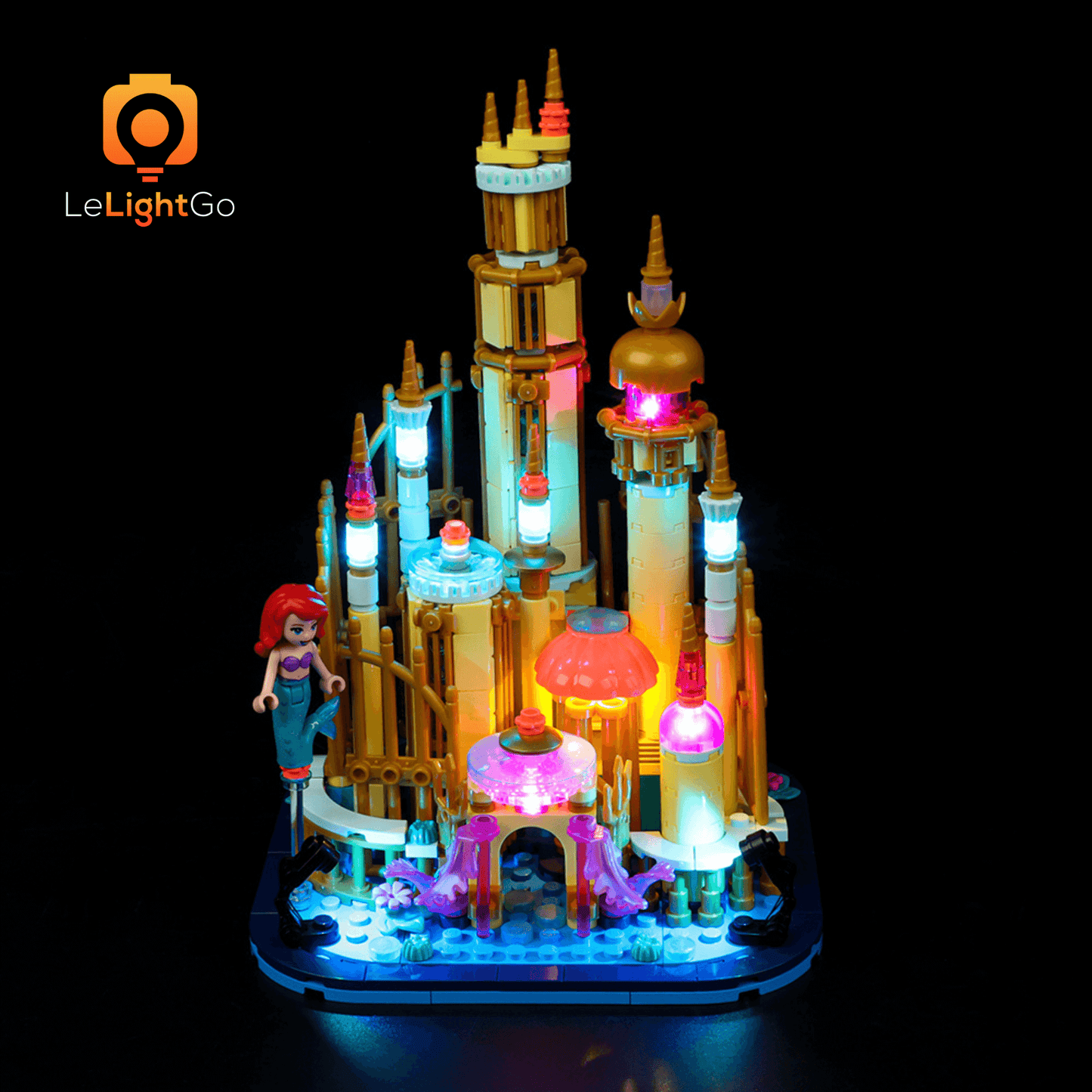 Light Kit For Mini Disney Ariel's Castle 40708