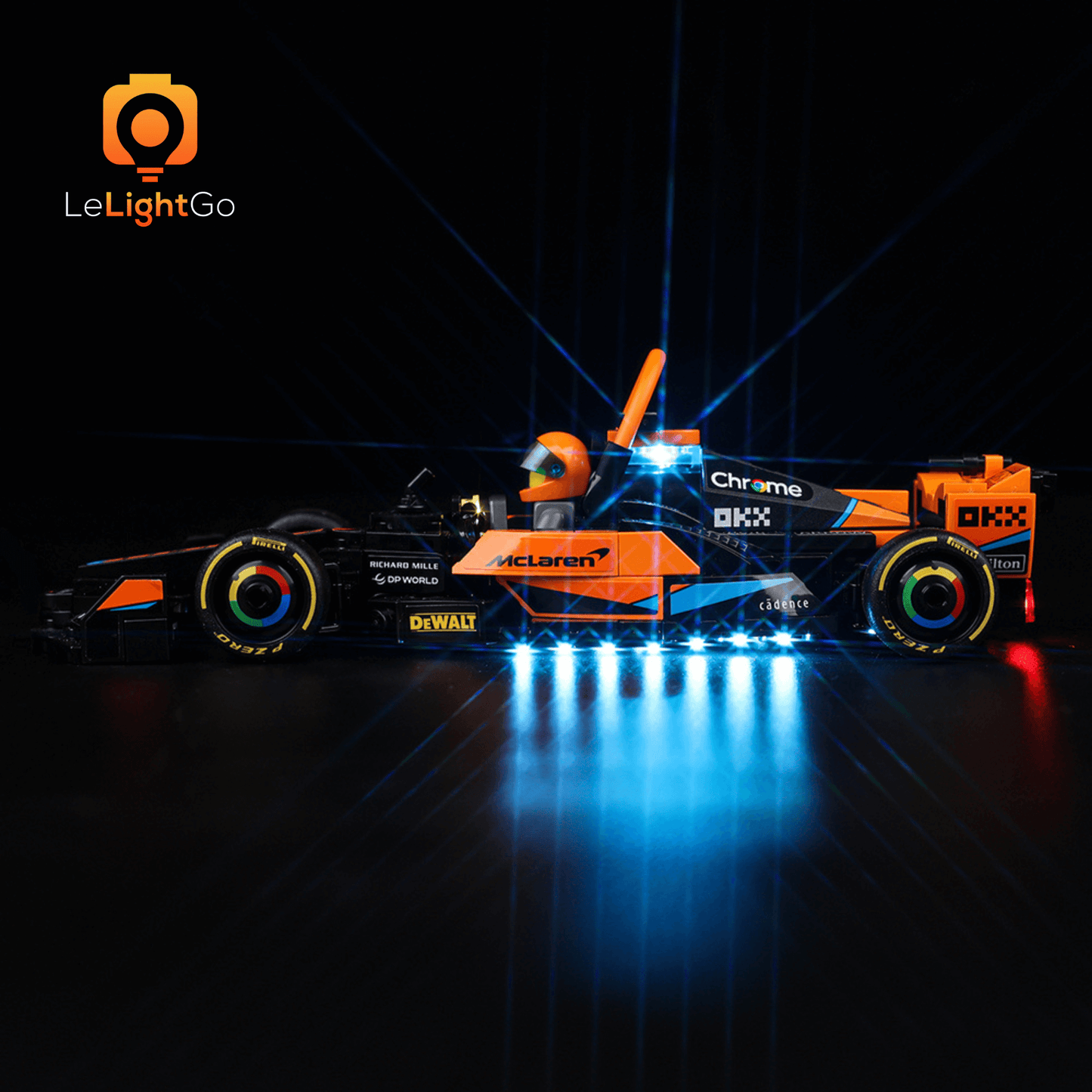 Light Kit For 2023 McLaren Formula 1 Race Car 76919