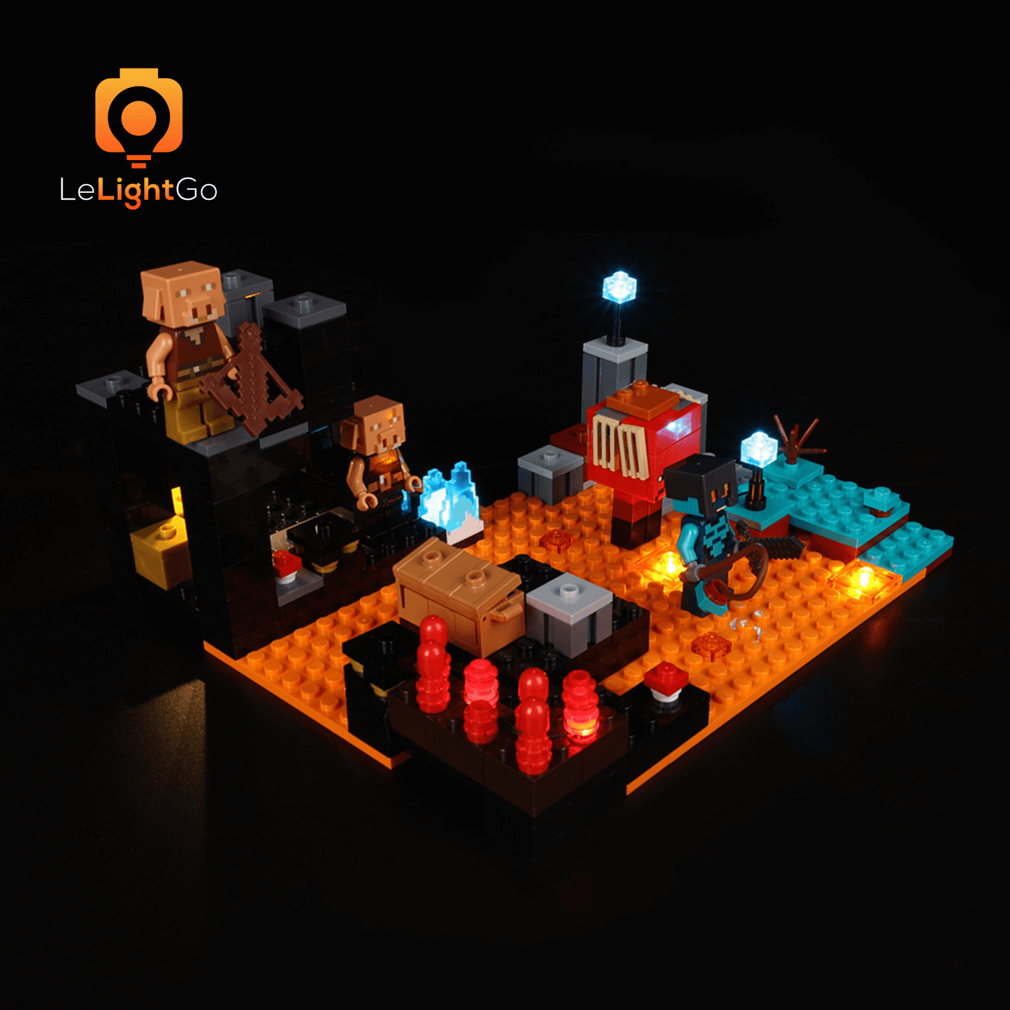 Light Kit For The Nether Bastion 21185