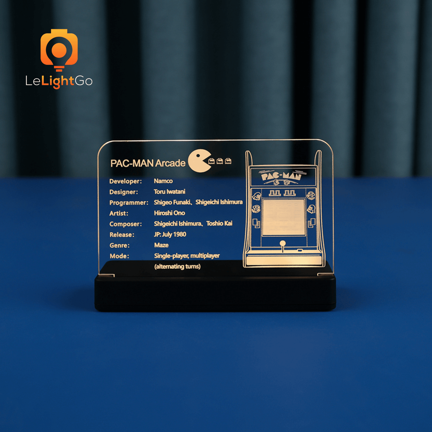 LED Nameplate for PAC-MAN Arcade 10323