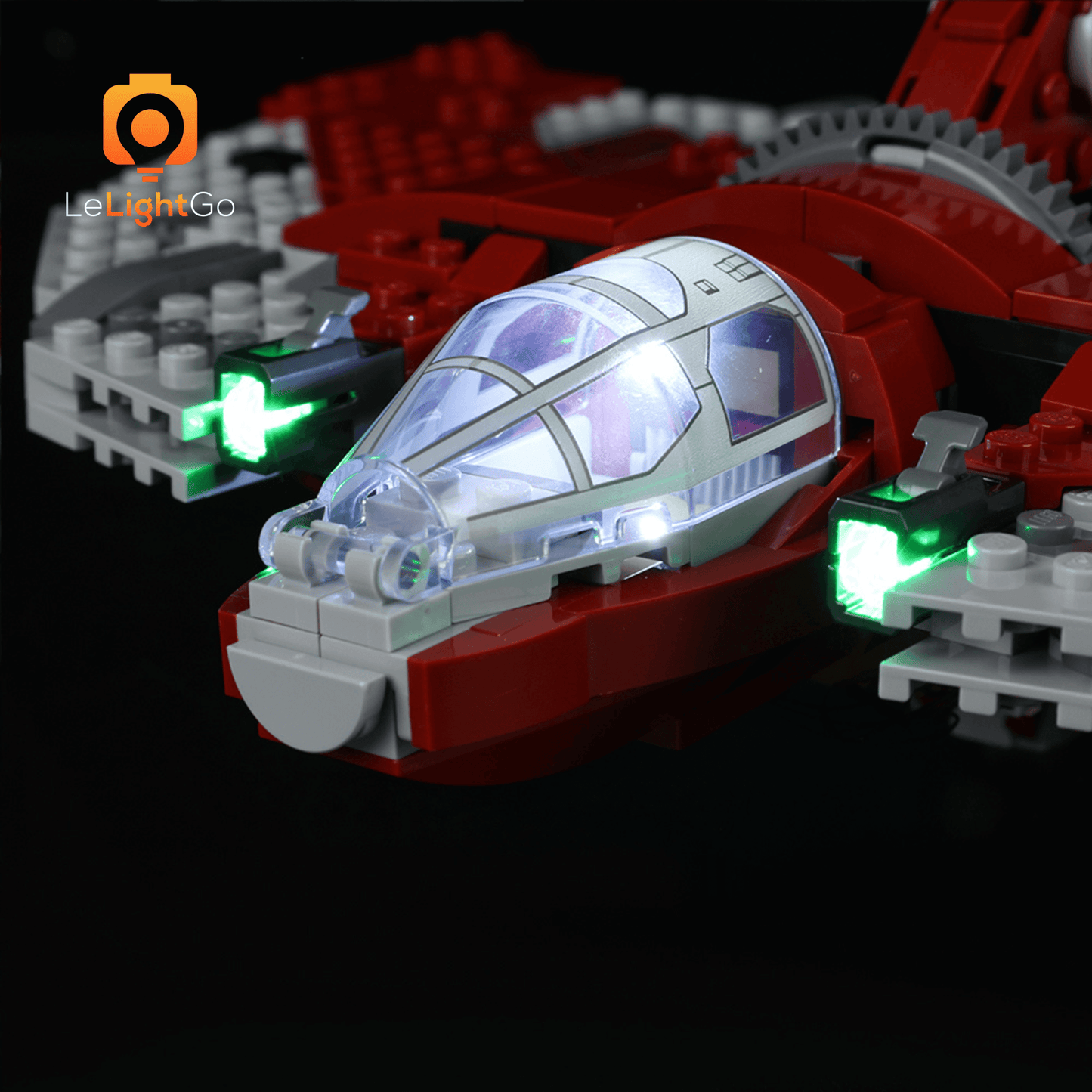 Light Kit For Ahsoka Tano's T-6 Jedi Shuttle 75362