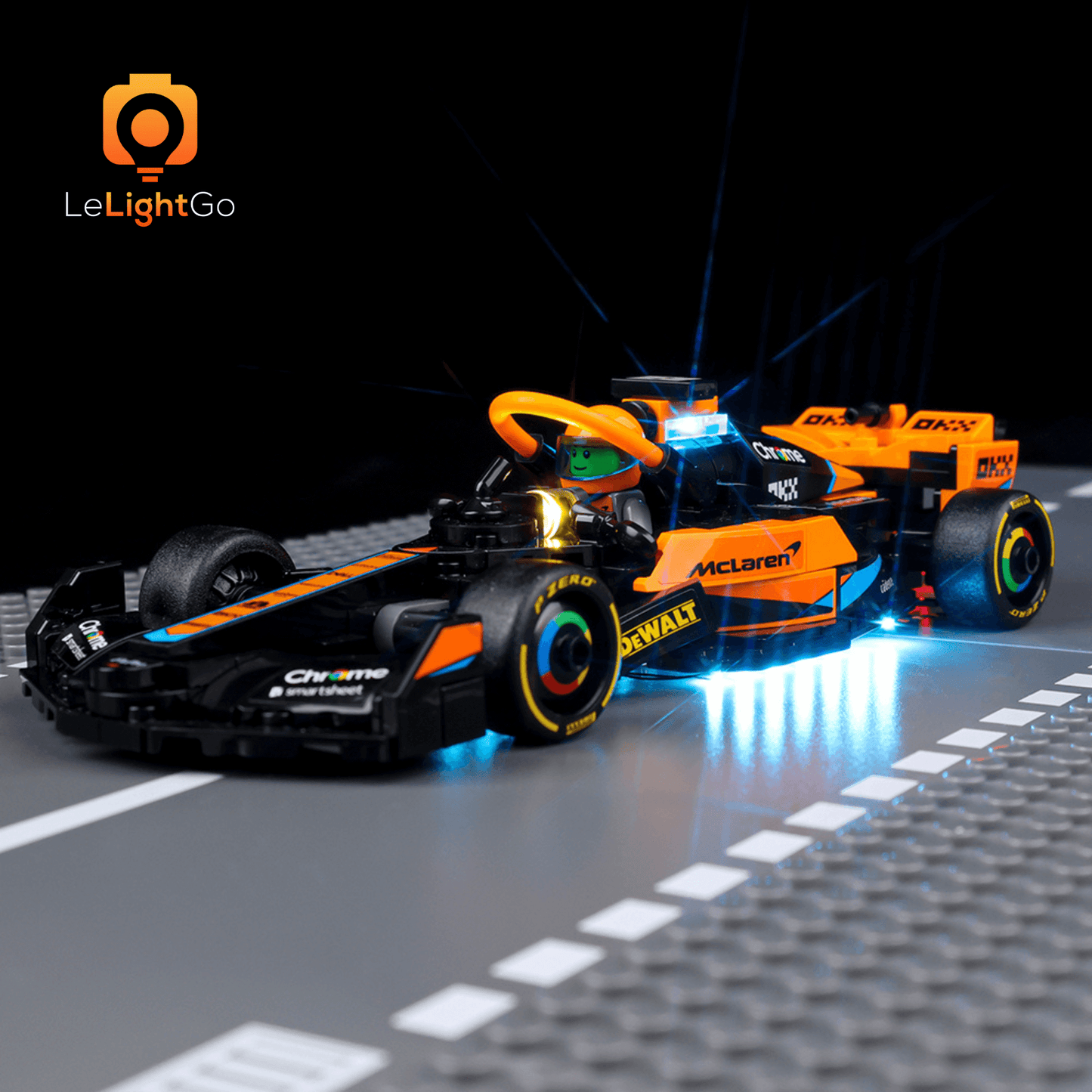 Light Kit For 2023 McLaren Formula 1 Race Car 76919