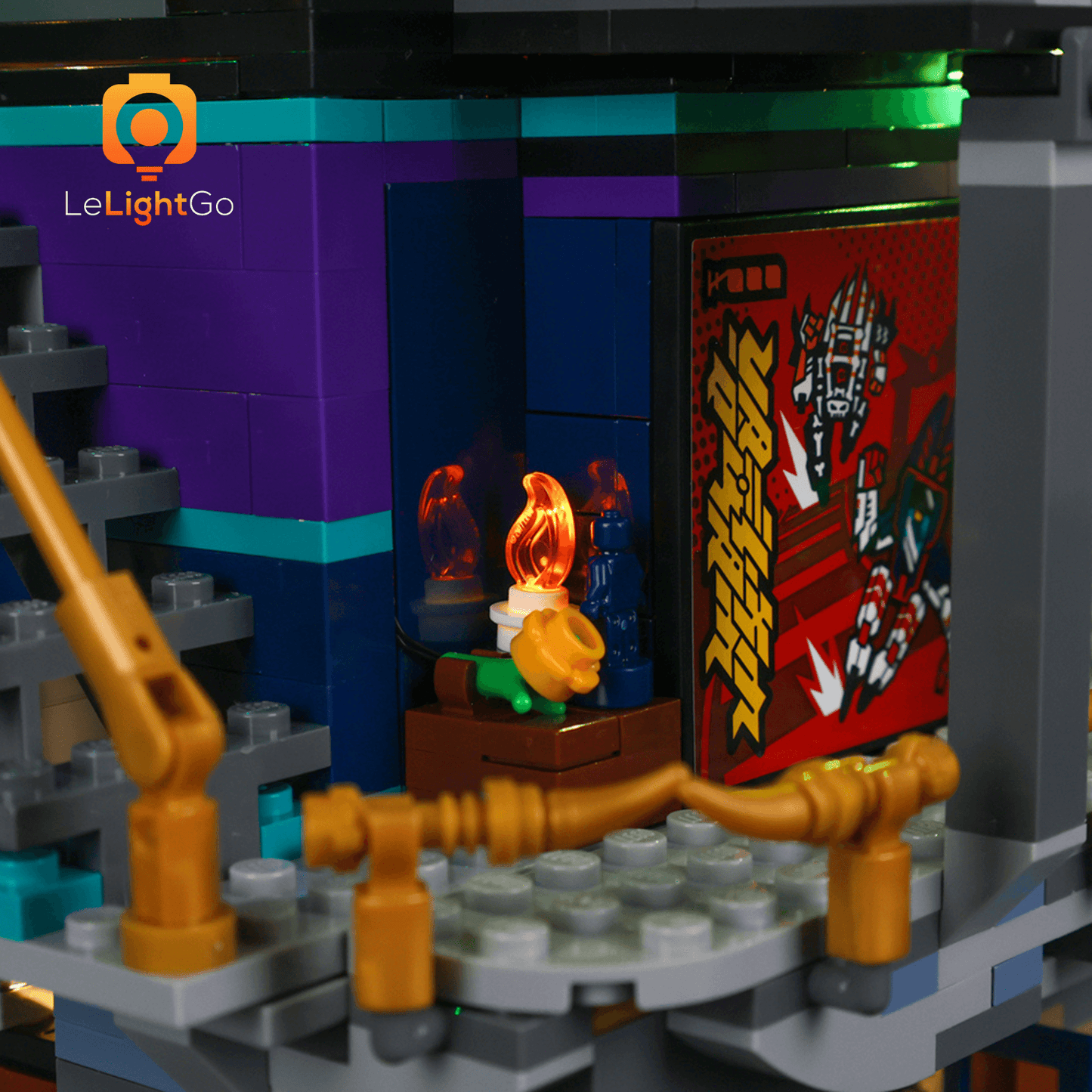 Light Kit For NINJAGO City Markets 71799