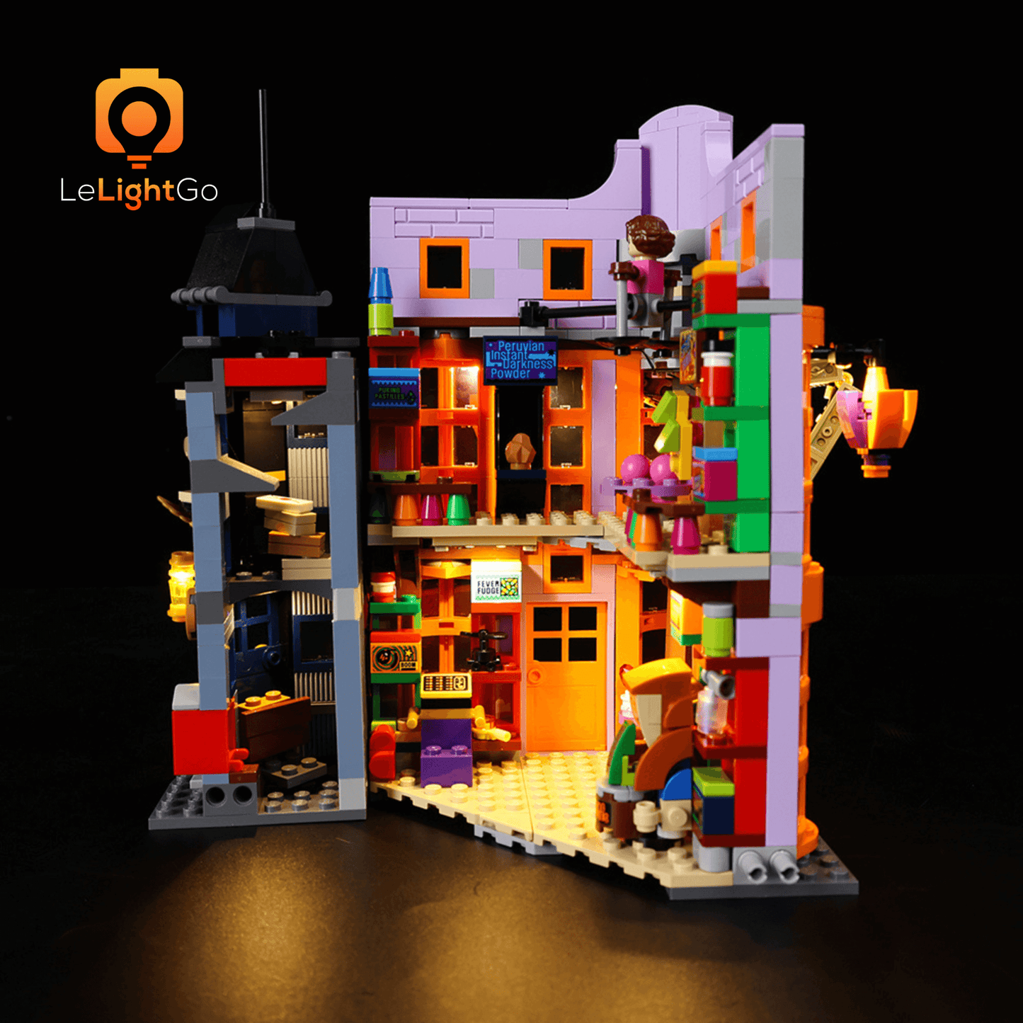 Light Kit For Diagon Alley: Weasleys' Wizard Wheezes 76422