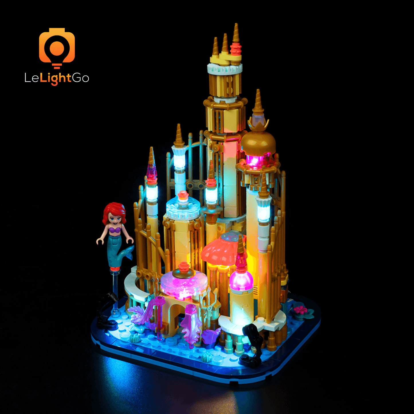 Light Kit For Mini Disney Ariel's Castle 40708