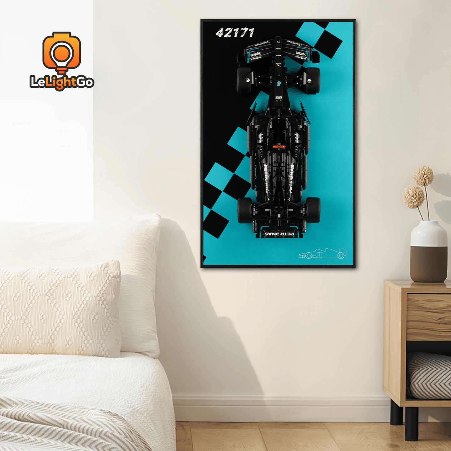 Display Wall-Mount for Mercedes-AMG F1 W14 E Performance 42171