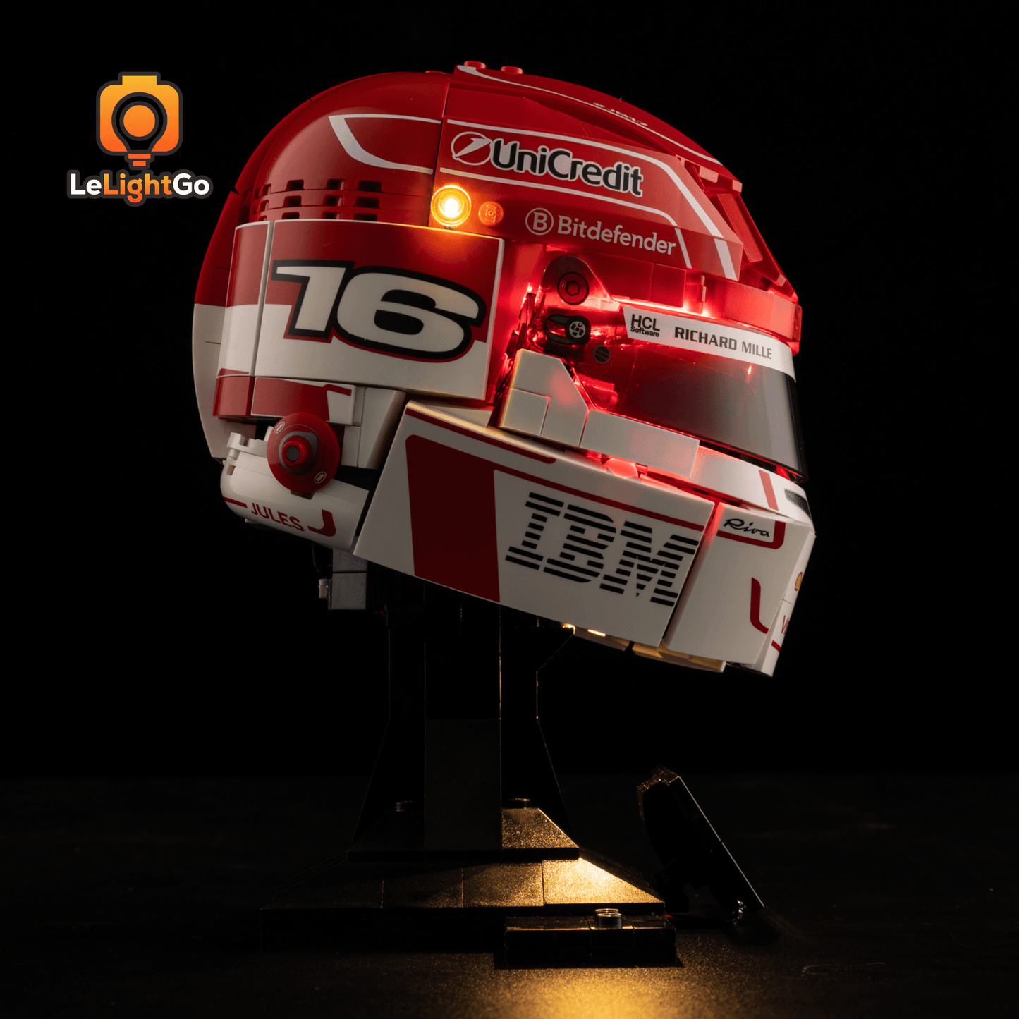Light Kit For Scuderia Ferrari HP Charles Leclerc Helmet 43014