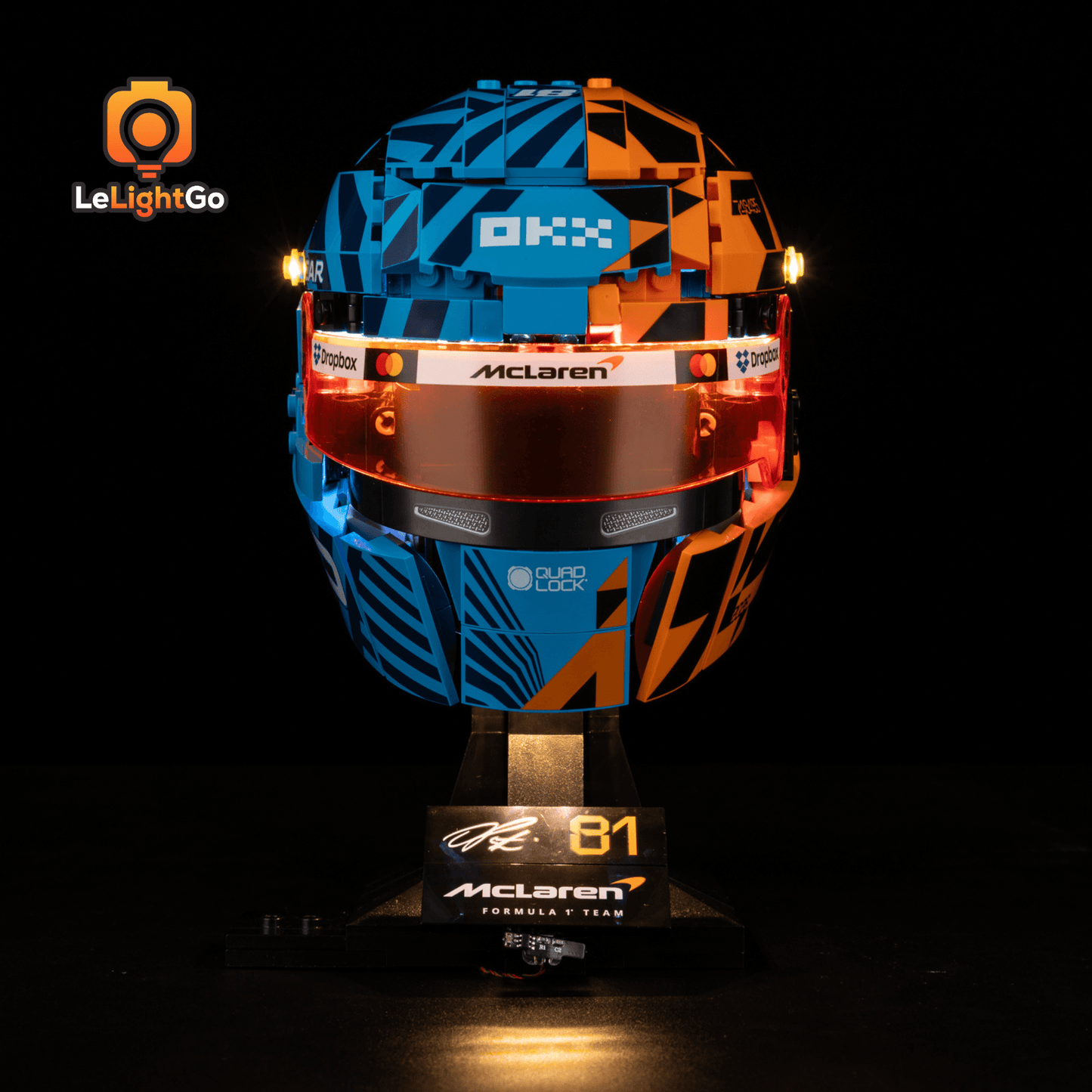 Light Kit For McLaren Mastercard F1 Team Oscar Piastri Helmet 43017