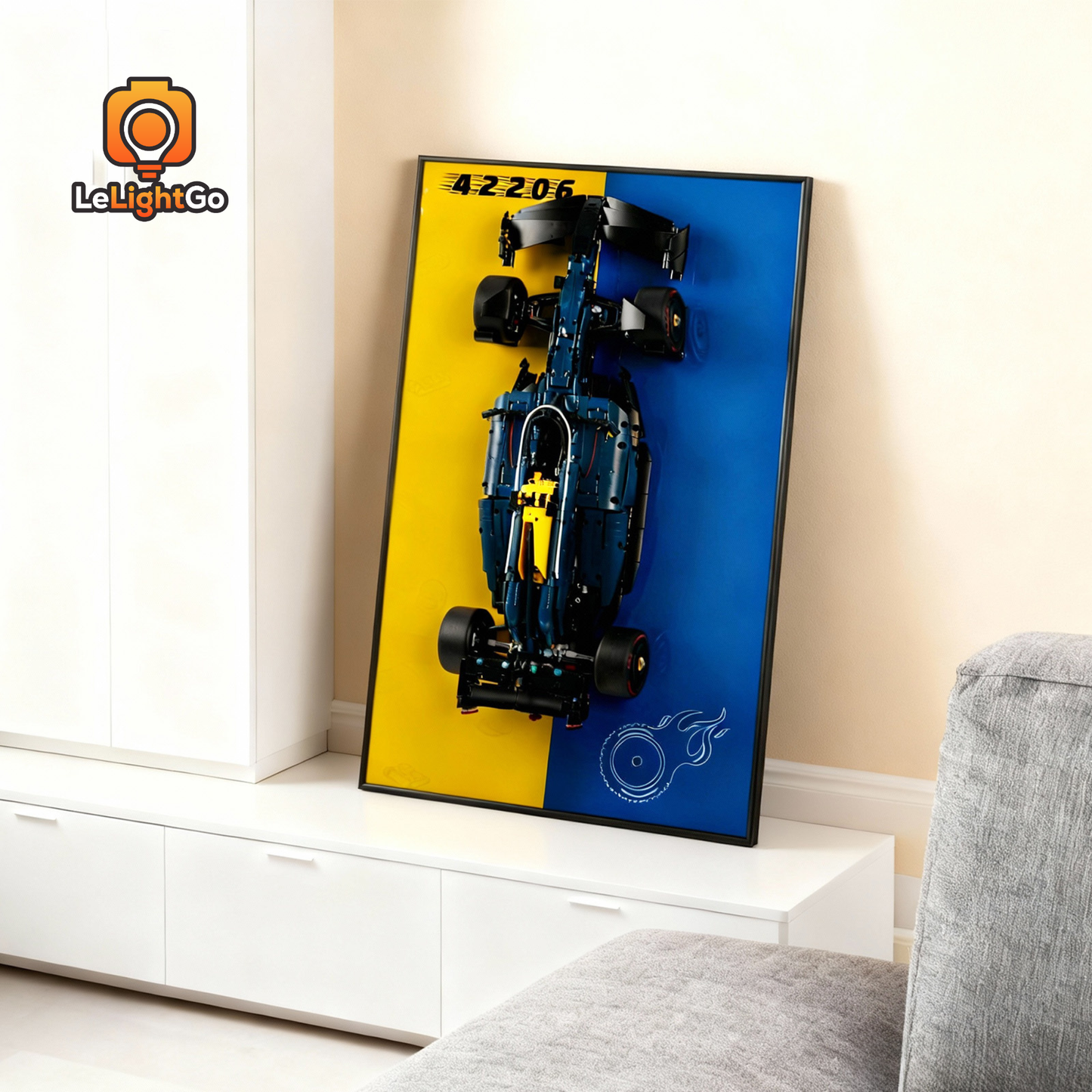 Display Wall-Mount for Oracle Red Bull Racing RB20 F1 Car 42206