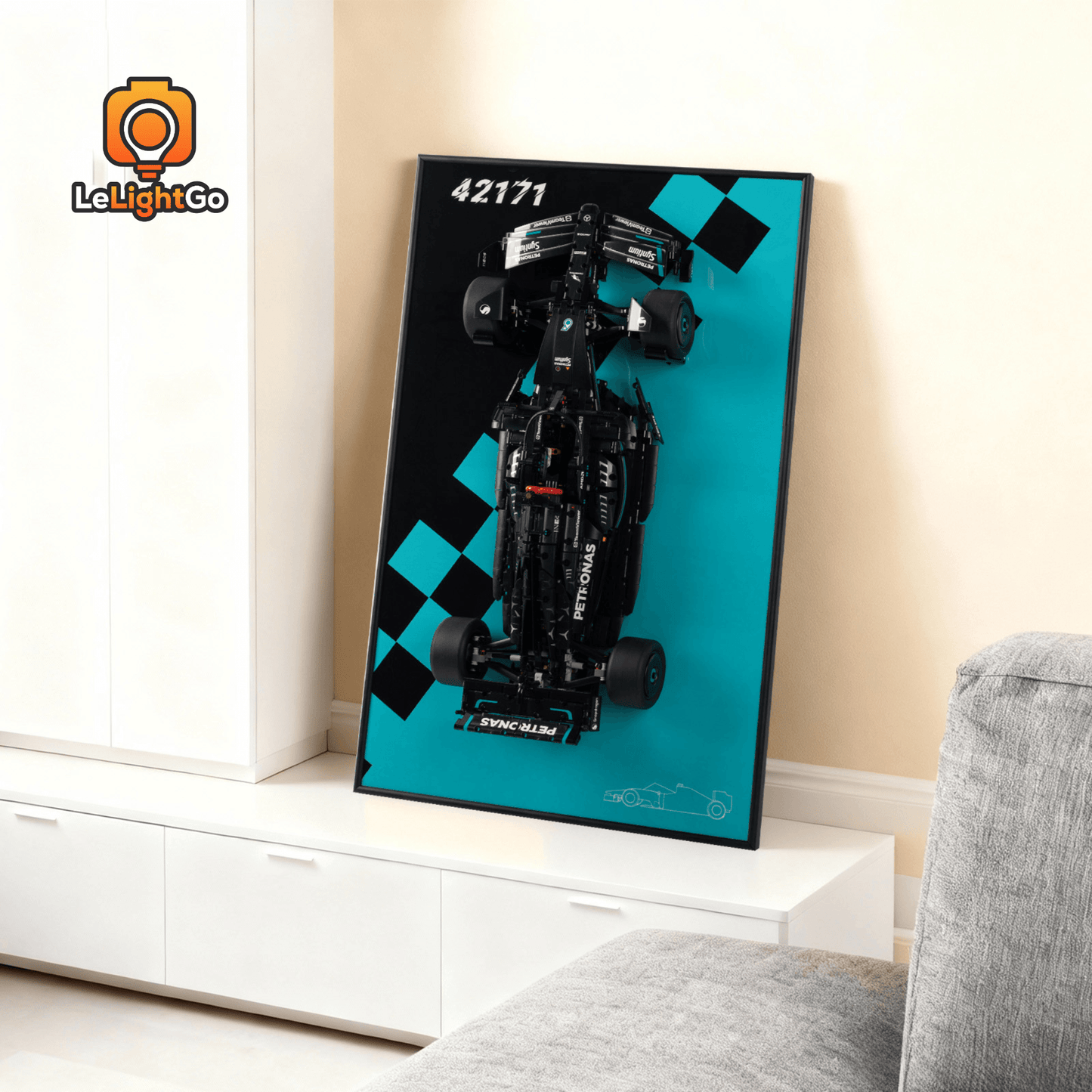 Display Wall-Mount for Mercedes-AMG F1 W14 E Performance 42171