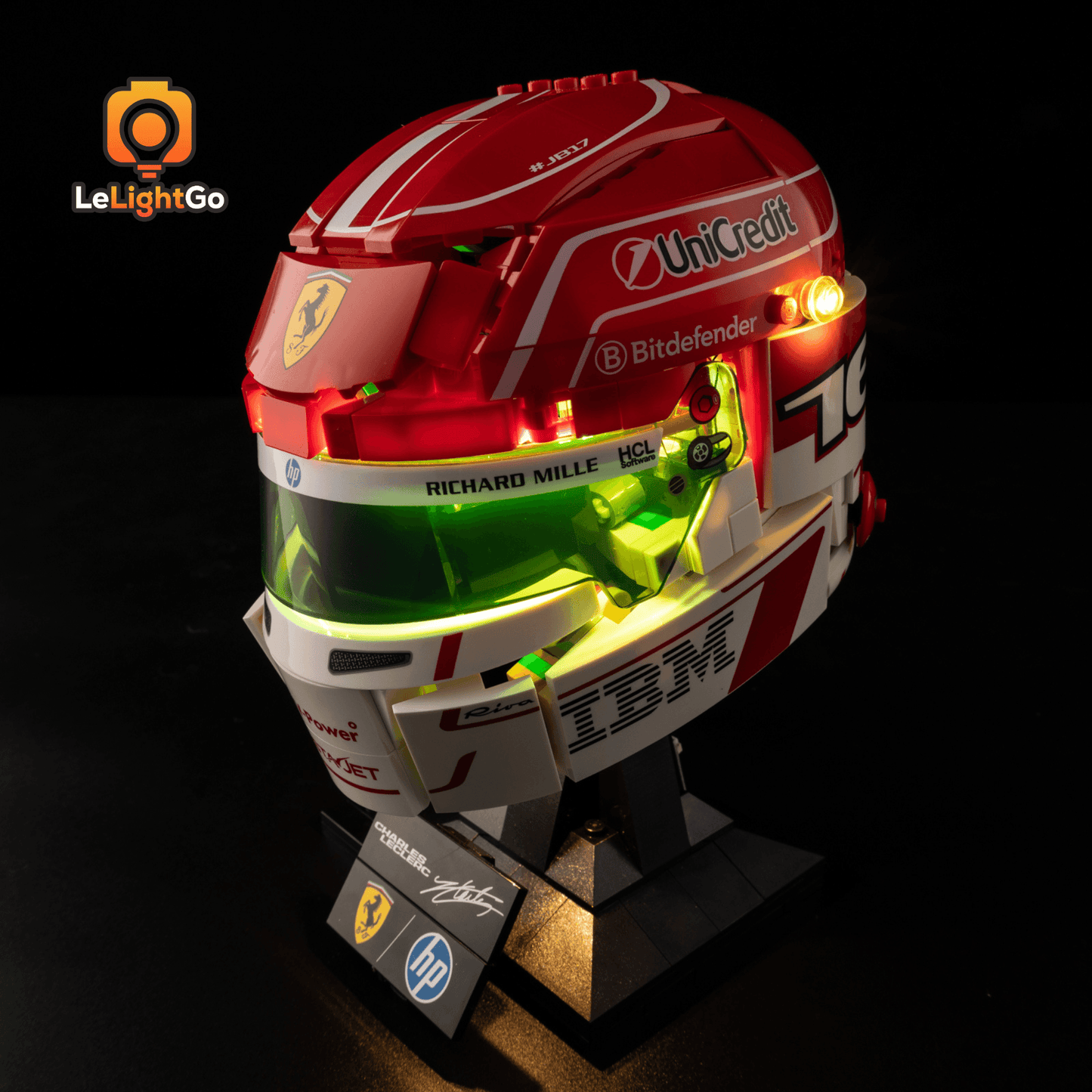 Light Kit For Scuderia Ferrari HP Charles Leclerc Helmet 43014