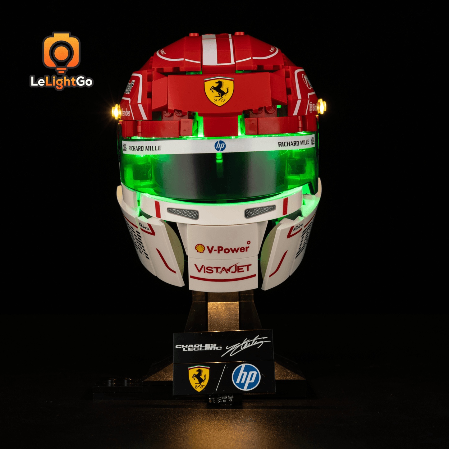 Light Kit For Scuderia Ferrari HP Charles Leclerc Helmet 43014