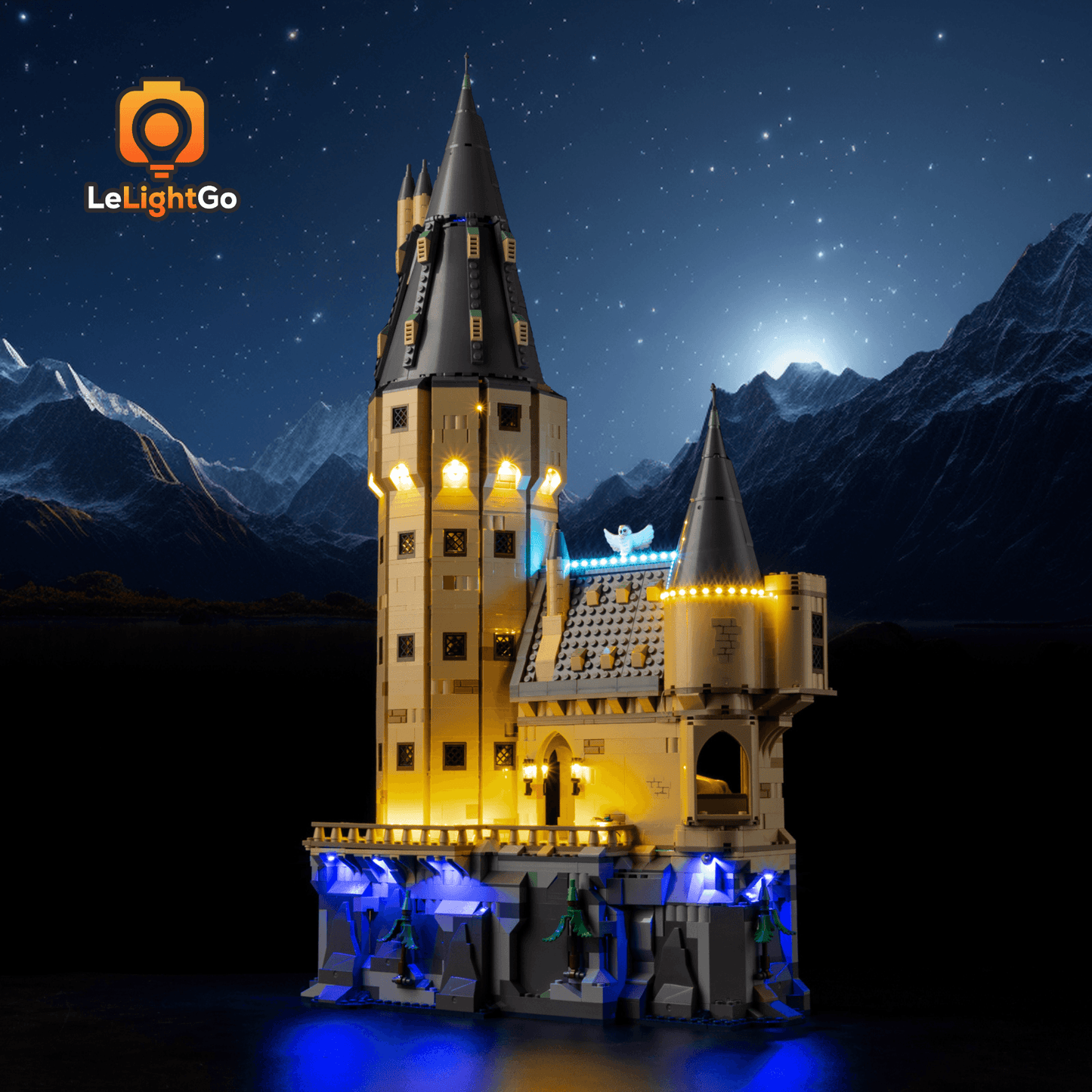 Light Kit For Hogwarts Castle: The Main Tower 76454