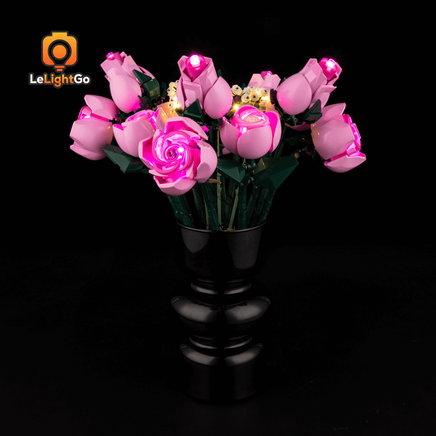 Light Kit For Bouquet of Pink Roses 10374