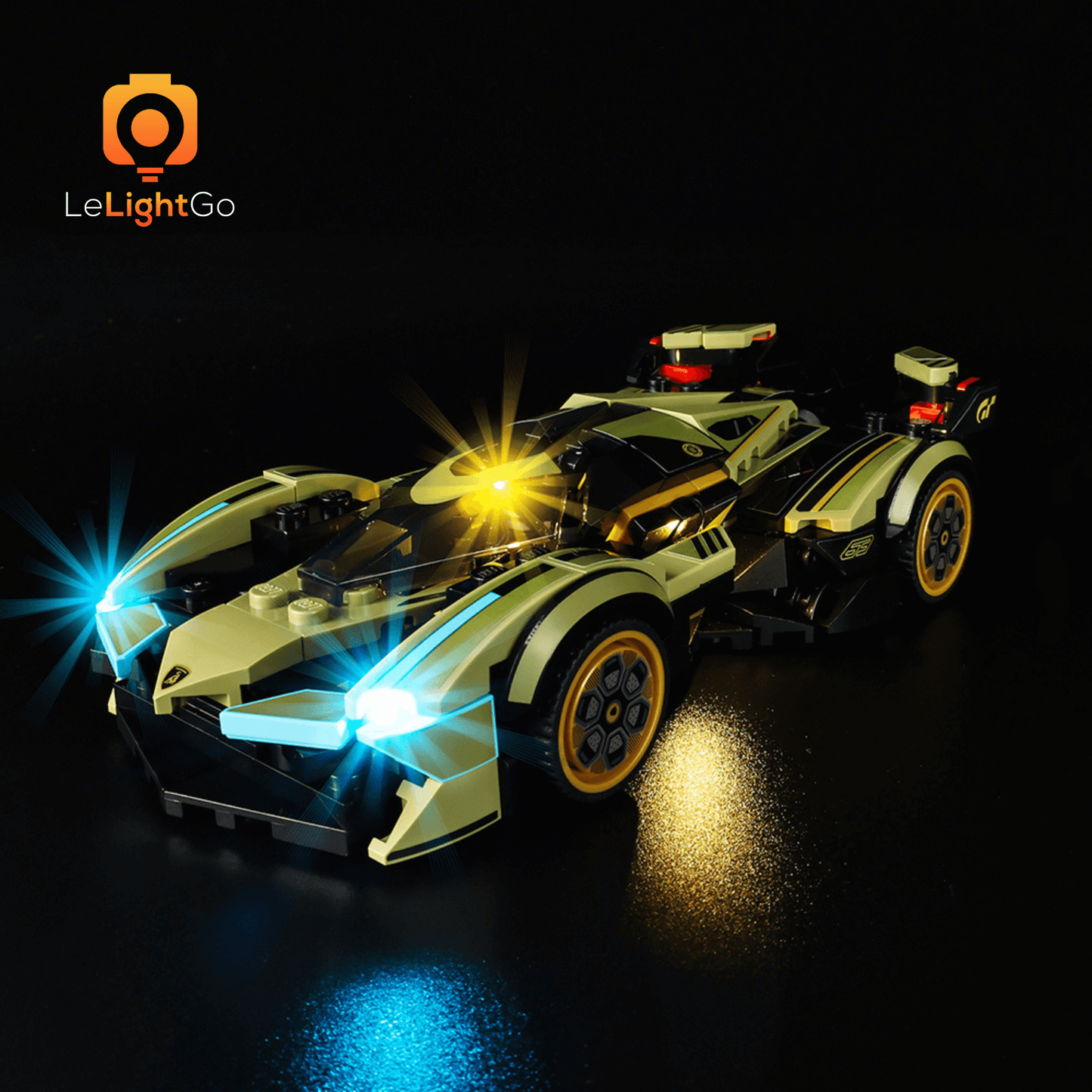 Light Kit For Lamborghini Lambo V12 Vision GT Super Car 76923