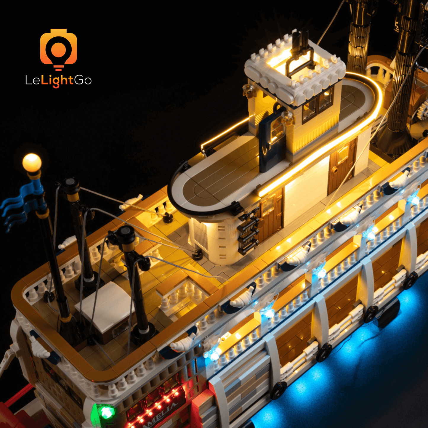 Light Kit For River Steamboat 21356