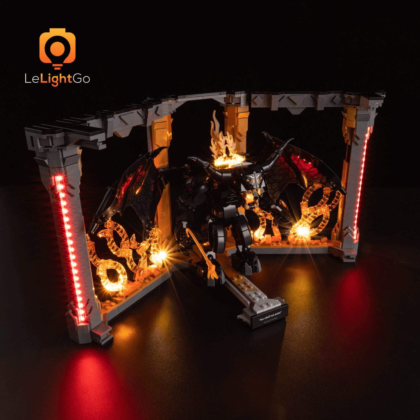 Light Kit For The Lord of the Rings: Balrog Book Nook 10367