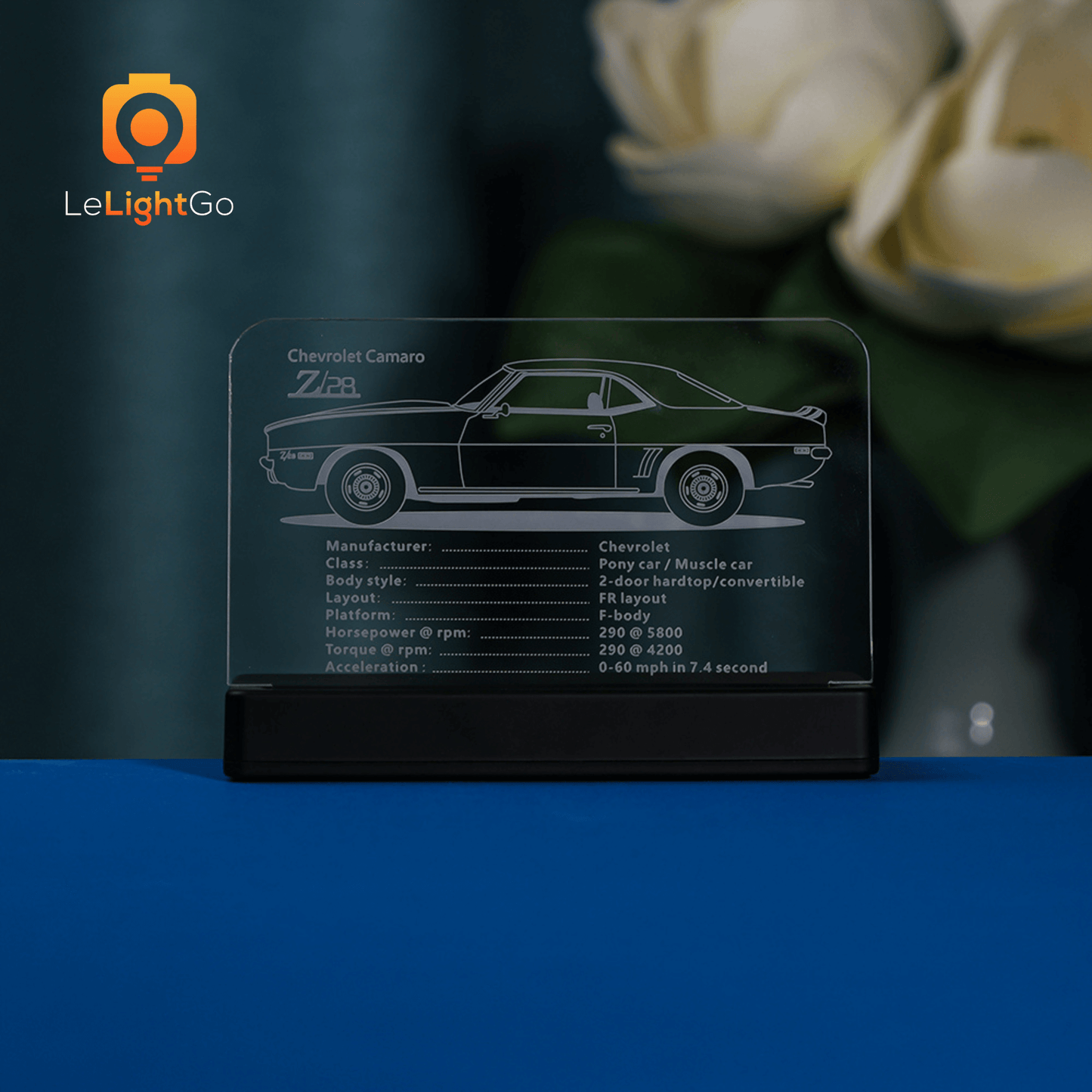 LED Nameplate for Chevrolet Camaro Z28 10304